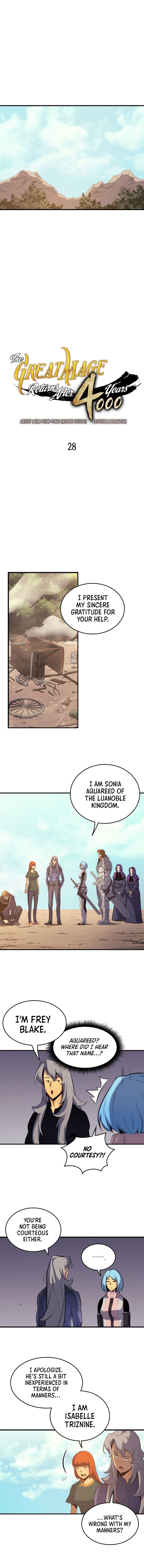 The Great Mage Returns After 4000 Years Chapter 28 - Page 3 in English