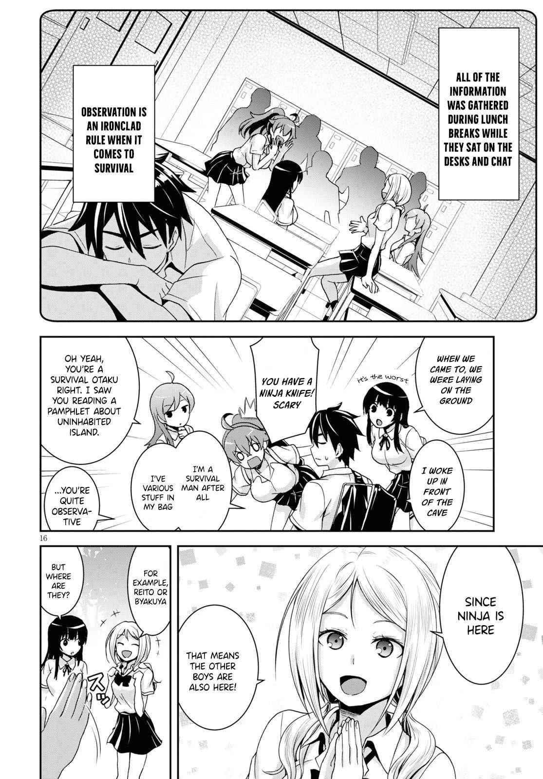 Isekai Yurutto Survival Seikatsu: Gakkou No Minna To Isekai No Mujintou Ni Tenishitakedo Ore Dake Rakushou Desu Chapter 1 - Page 19 in English