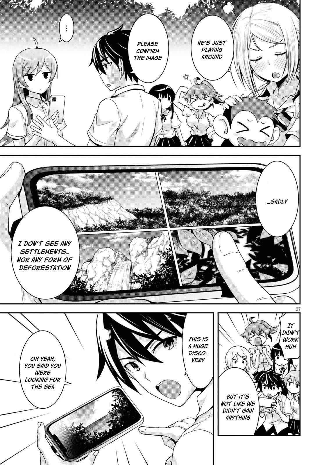 Isekai Yurutto Survival Seikatsu: Gakkou No Minna To Isekai No Mujintou Ni Tenishitakedo Ore Dake Rakushou Desu Chapter 1 - Page 40 in English