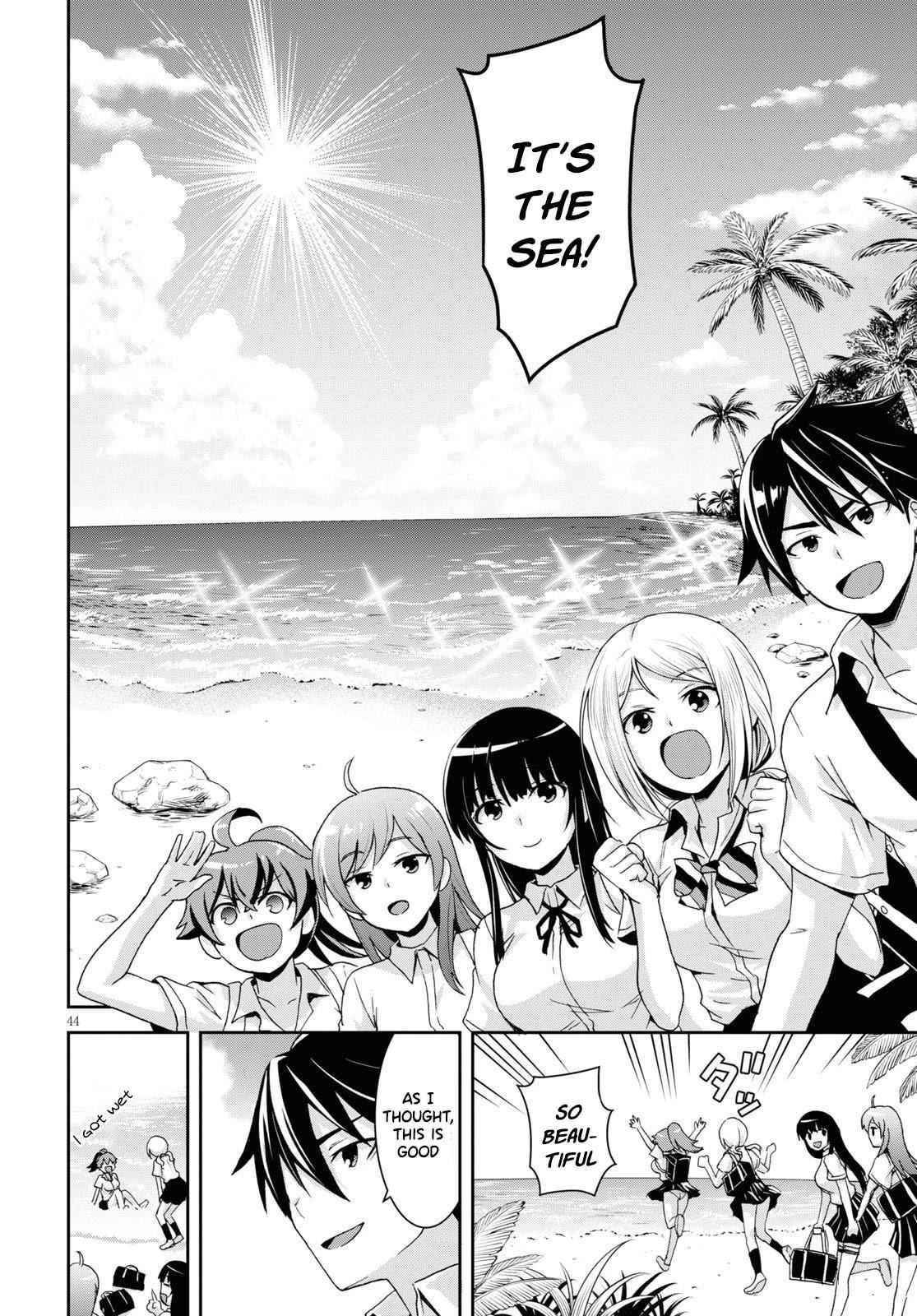 Isekai Yurutto Survival Seikatsu: Gakkou No Minna To Isekai No Mujintou Ni Tenishitakedo Ore Dake Rakushou Desu Chapter 1 - Page 47 in English
