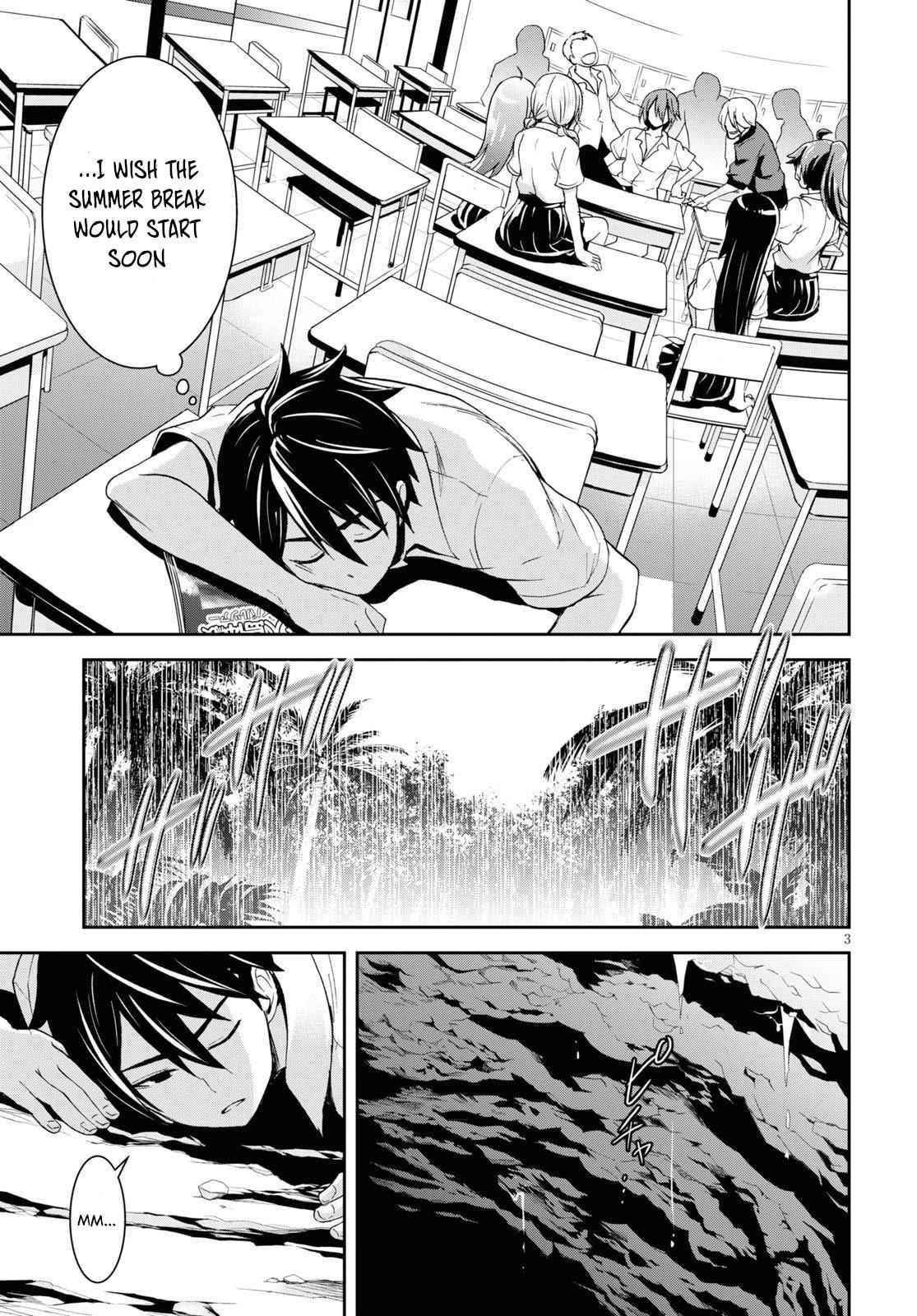 Isekai Yurutto Survival Seikatsu: Gakkou No Minna To Isekai No Mujintou Ni Tenishitakedo Ore Dake Rakushou Desu Chapter 1 - Page 6 in English