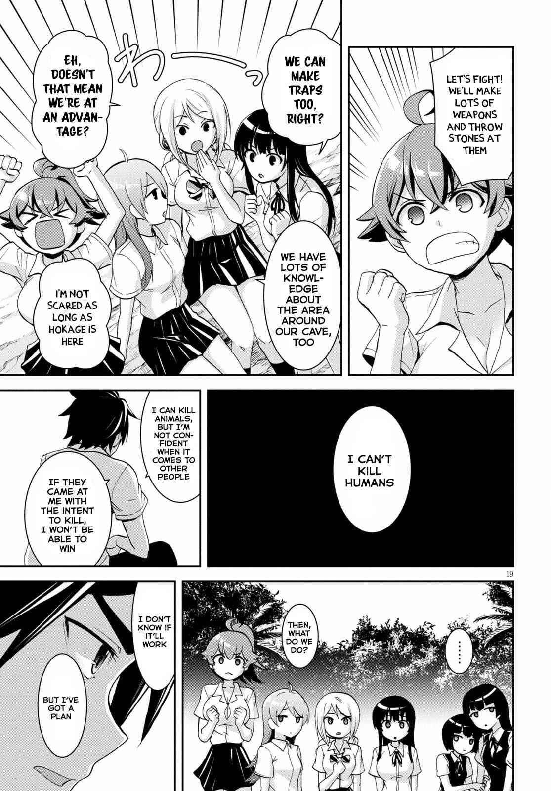 Isekai Yurutto Survival Seikatsu: Gakkou No Minna To Isekai No Mujintou Ni Tenishitakedo Ore Dake Rakushou Desu Chapter 10 - Page 19 in English