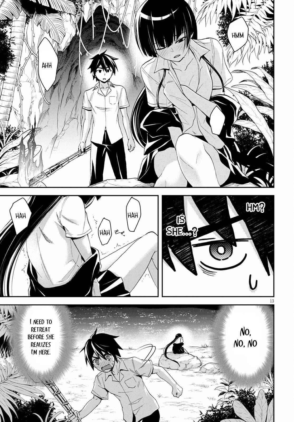 Isekai Yurutto Survival Seikatsu: Gakkou No Minna To Isekai No Mujintou Ni Tenishitakedo Ore Dake Rakushou Desu Chapter 11 - Page 13 in English