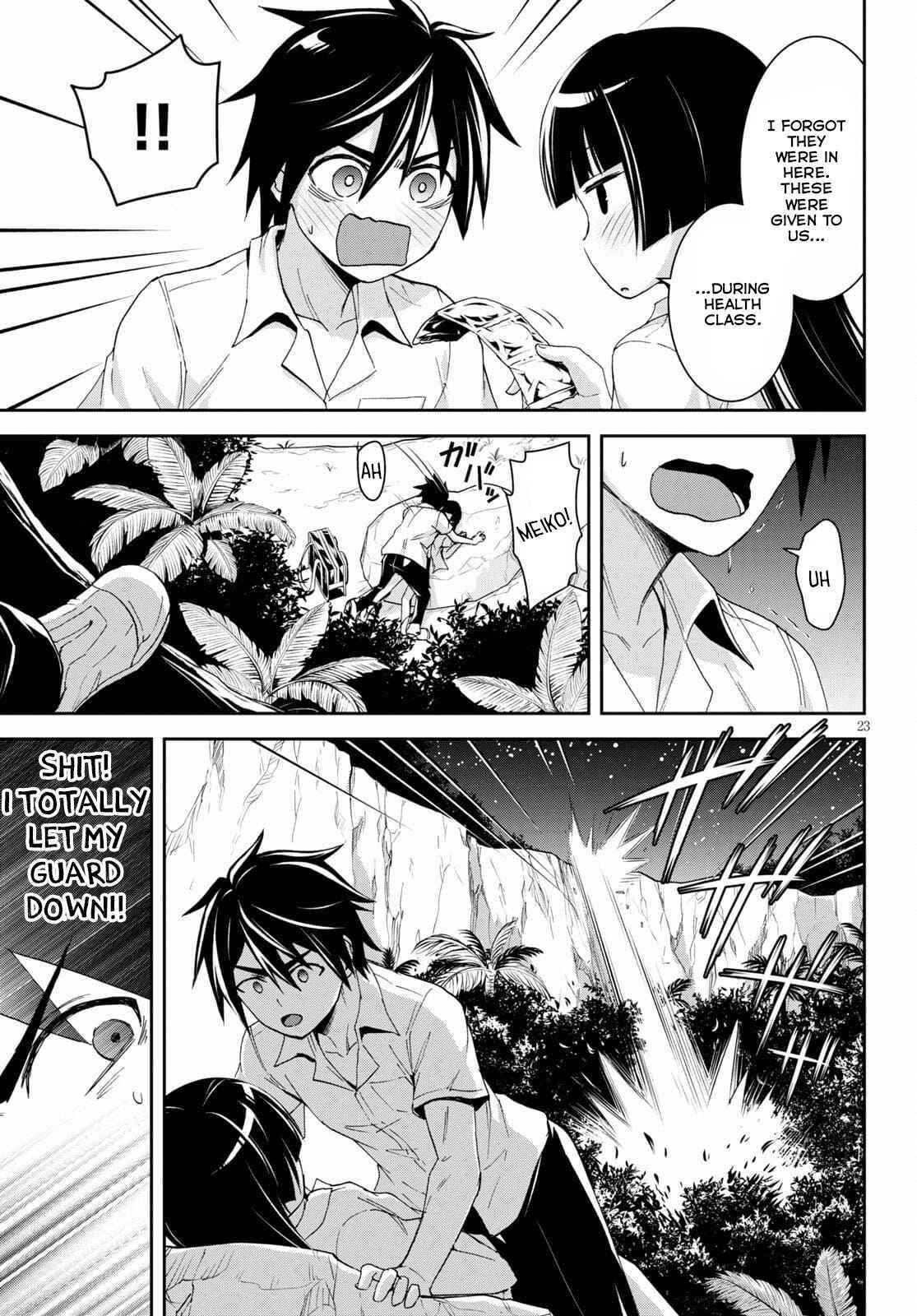 Isekai Yurutto Survival Seikatsu: Gakkou No Minna To Isekai No Mujintou Ni Tenishitakedo Ore Dake Rakushou Desu Chapter 11 - Page 23 in English