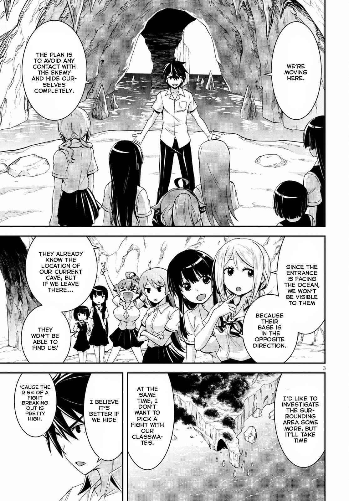 Isekai Yurutto Survival Seikatsu: Gakkou No Minna To Isekai No Mujintou Ni Tenishitakedo Ore Dake Rakushou Desu Chapter 11 - Page 3 in English