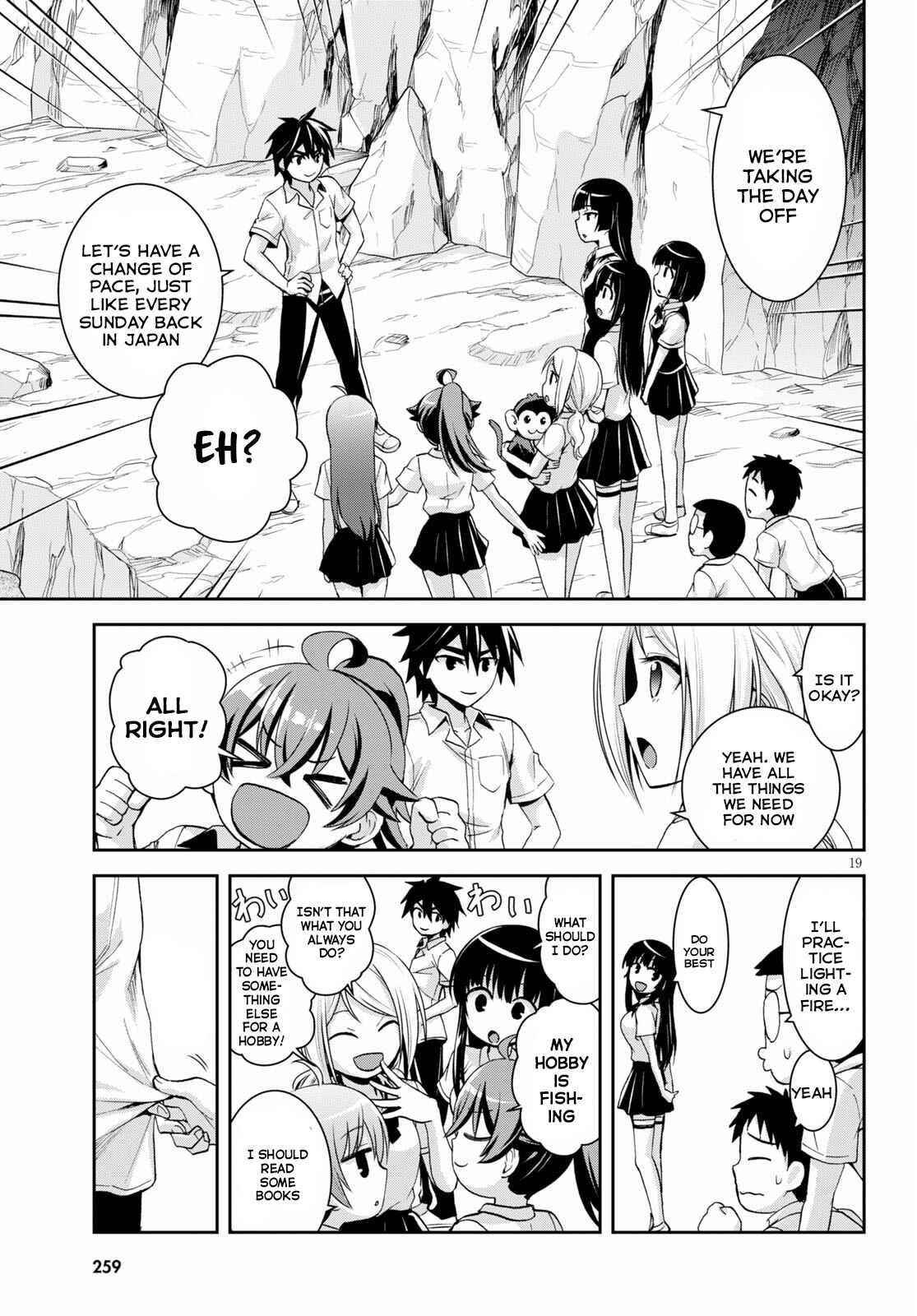 Isekai Yurutto Survival Seikatsu: Gakkou No Minna To Isekai No Mujintou Ni Tenishitakedo Ore Dake Rakushou Desu Chapter 12 - Page 18 in English