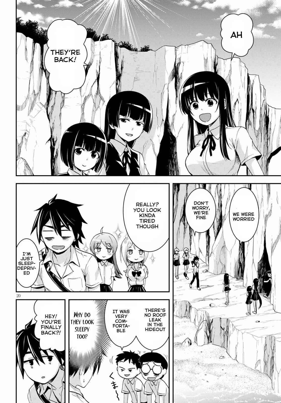 Isekai Yurutto Survival Seikatsu: Gakkou No Minna To Isekai No Mujintou Ni Tenishitakedo Ore Dake Rakushou Desu Chapter 14 - Page 20 in English