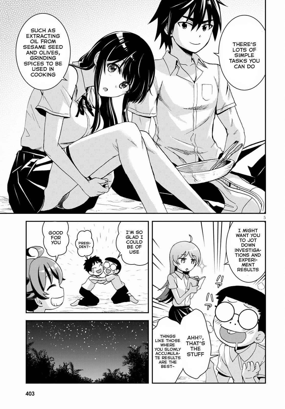 Isekai Yurutto Survival Seikatsu: Gakkou No Minna To Isekai No Mujintou Ni Tenishitakedo Ore Dake Rakushou Desu Chapter 14 - Page 5 in English