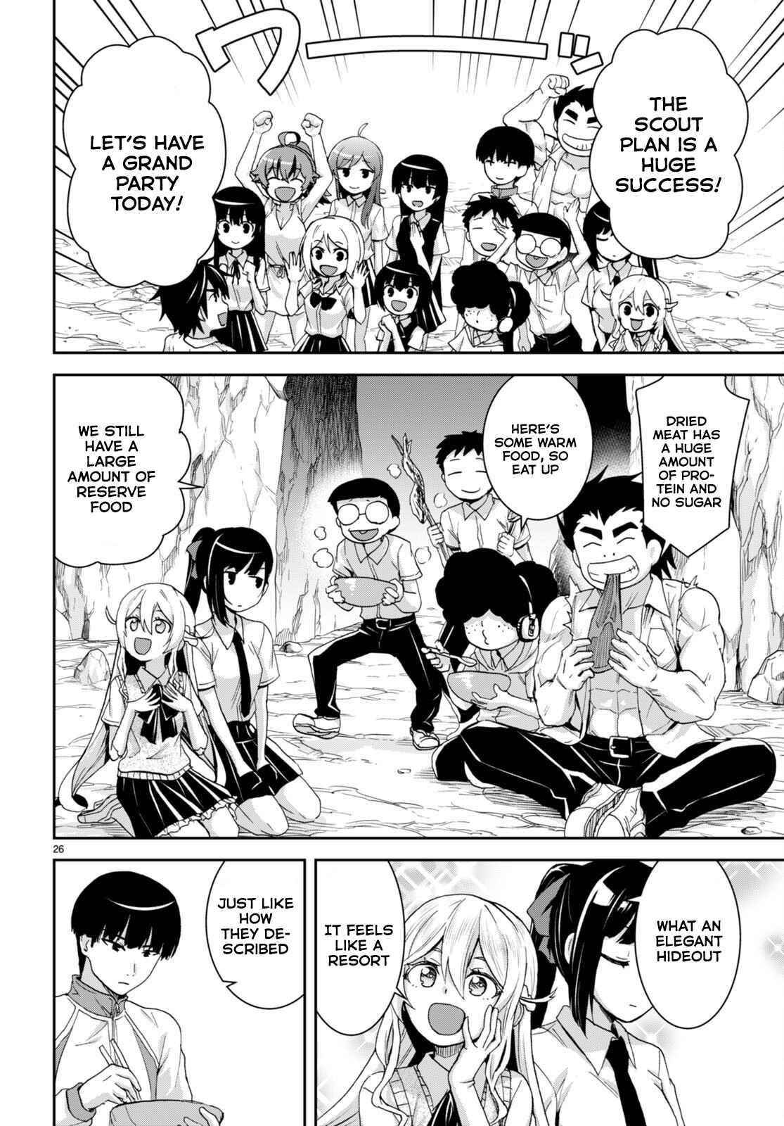 Isekai Yurutto Survival Seikatsu: Gakkou No Minna To Isekai No Mujintou Ni Tenishitakedo Ore Dake Rakushou Desu Chapter 16 - Page 26 in English