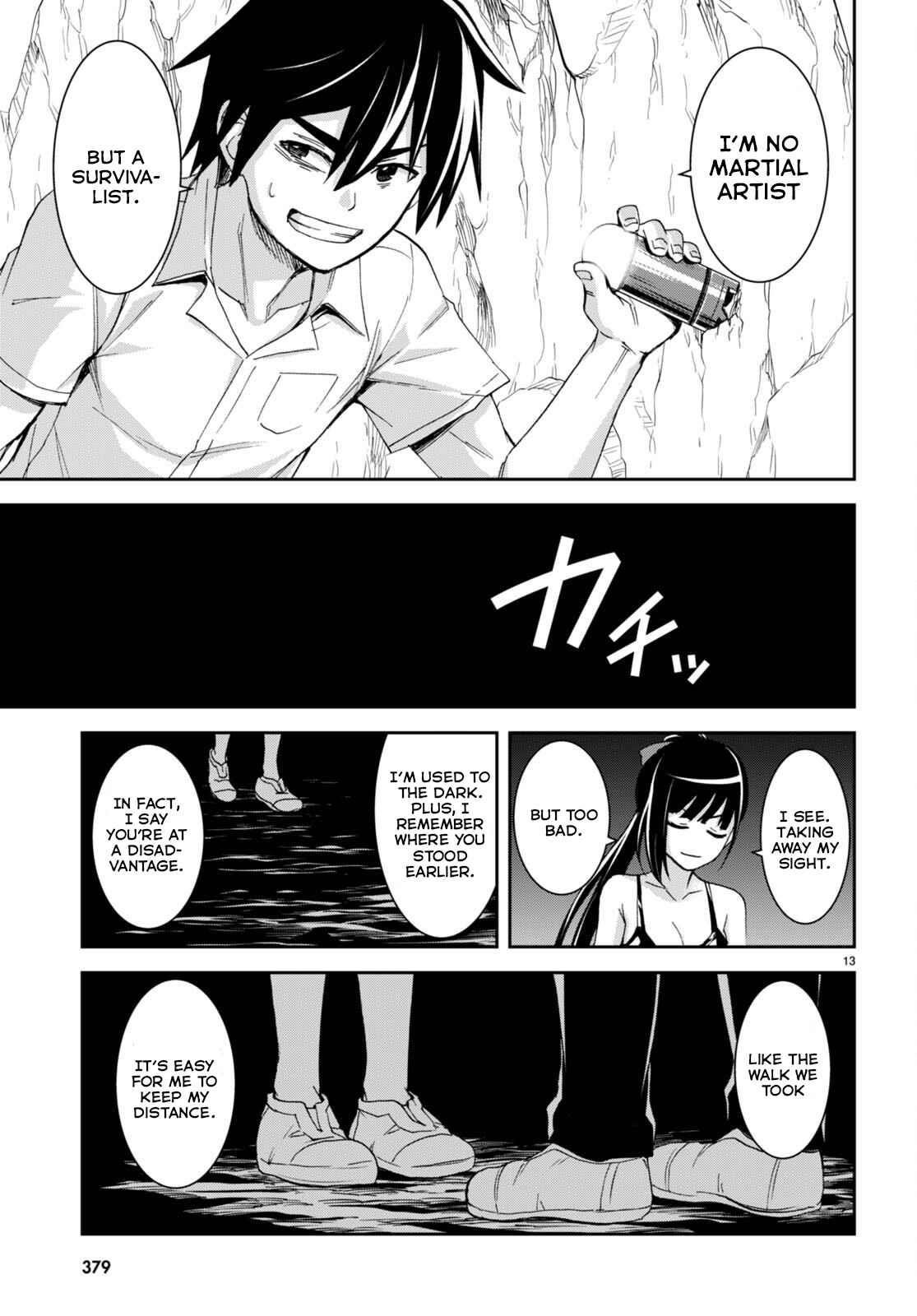 Isekai Yurutto Survival Seikatsu: Gakkou No Minna To Isekai No Mujintou Ni Tenishitakedo Ore Dake Rakushou Desu Chapter 17 - Page 13 in English