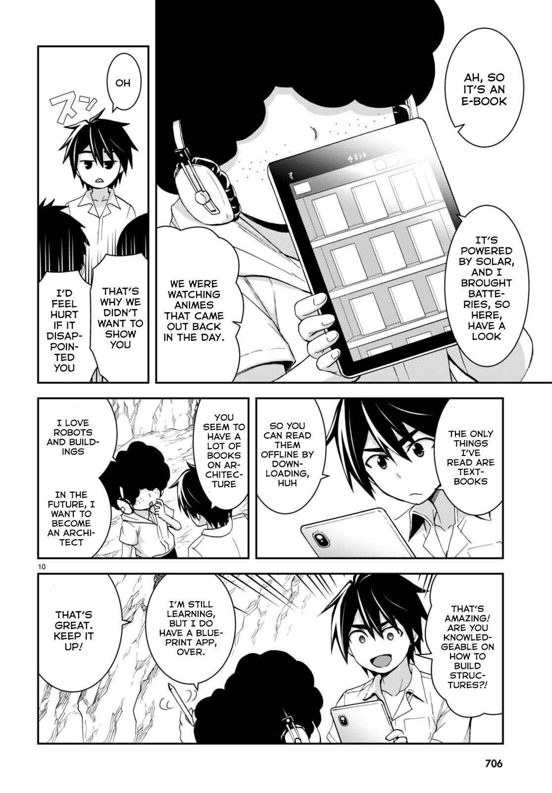 Isekai Yurutto Survival Seikatsu: Gakkou No Minna To Isekai No Mujintou Ni Tenishitakedo Ore Dake Rakushou Desu Chapter 18 - Page 10 in English