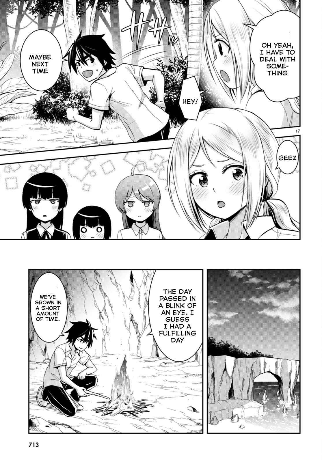 Isekai Yurutto Survival Seikatsu: Gakkou No Minna To Isekai No Mujintou Ni Tenishitakedo Ore Dake Rakushou Desu Chapter 18 - Page 17 in English