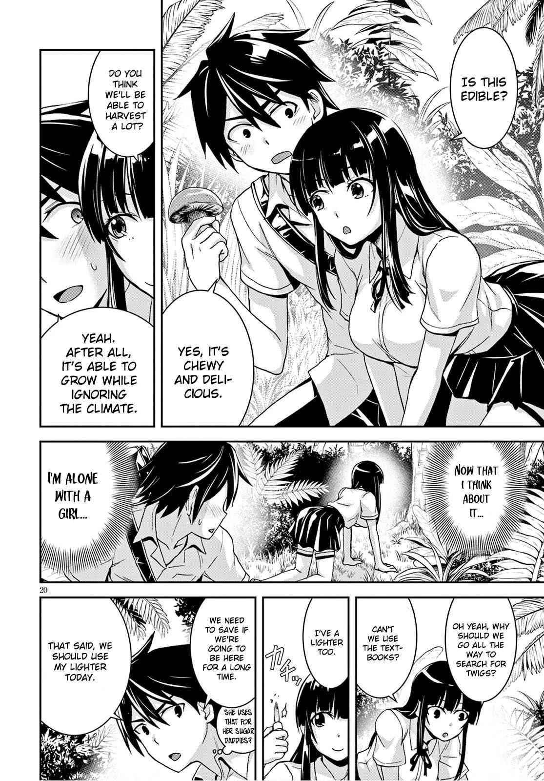 Isekai Yurutto Survival Seikatsu: Gakkou No Minna To Isekai No Mujintou Ni Tenishitakedo Ore Dake Rakushou Desu Chapter 2 - Page 20 in English