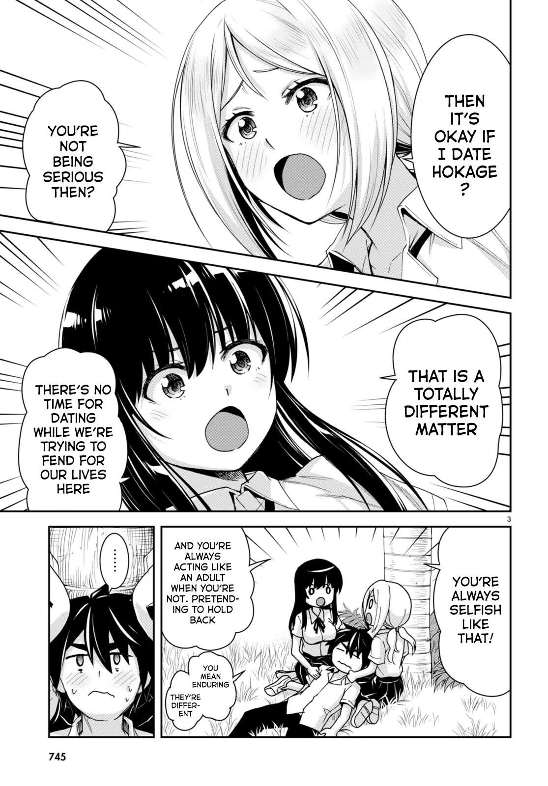 Isekai Yurutto Survival Seikatsu: Gakkou No Minna To Isekai No Mujintou Ni Tenishitakedo Ore Dake Rakushou Desu Chapter 21 - Page 3 in English