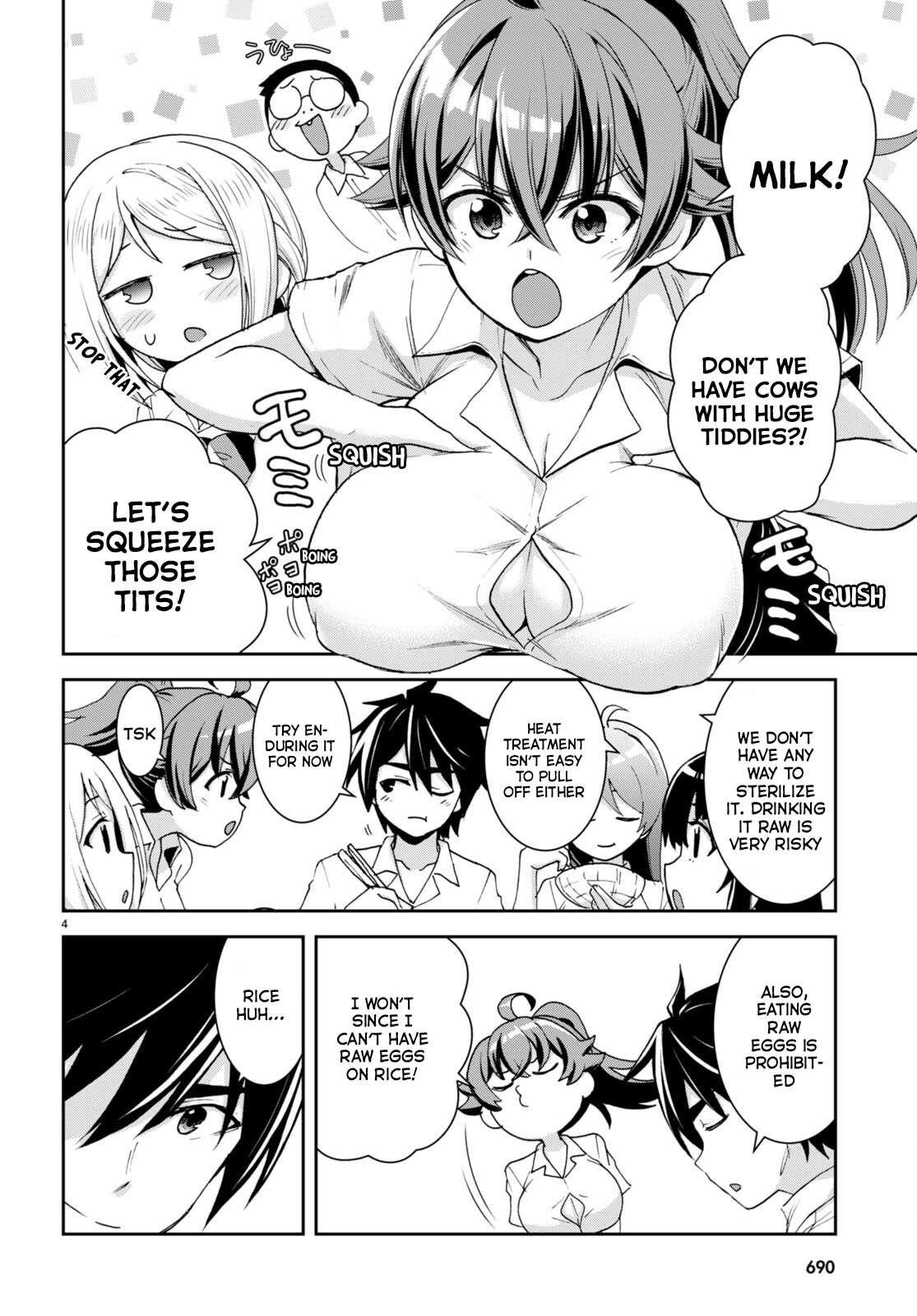 Isekai Yurutto Survival Seikatsu: Gakkou No Minna To Isekai No Mujintou Ni Tenishitakedo Ore Dake Rakushou Desu Chapter 22 - Page 4 in English