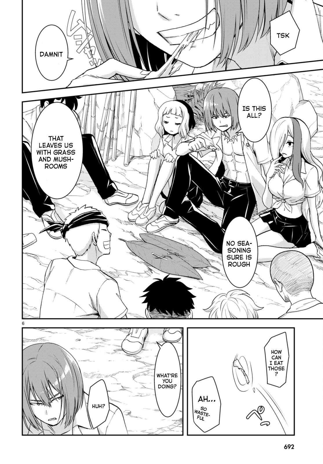 Isekai Yurutto Survival Seikatsu: Gakkou No Minna To Isekai No Mujintou Ni Tenishitakedo Ore Dake Rakushou Desu Chapter 22 - Page 6 in English