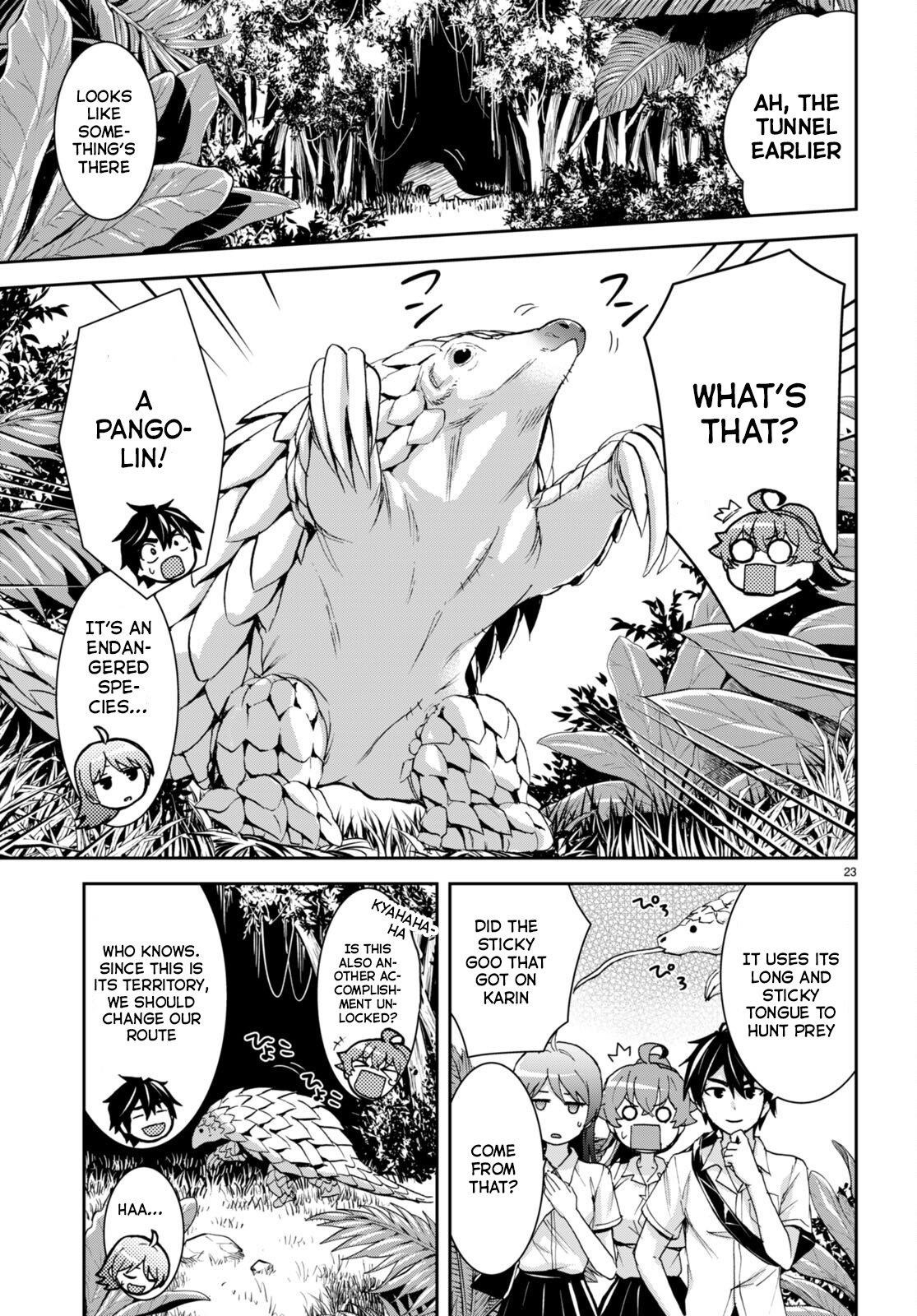 Isekai Yurutto Survival Seikatsu: Gakkou No Minna To Isekai No Mujintou Ni Tenishitakedo Ore Dake Rakushou Desu Chapter 23 - Page 23 in English
