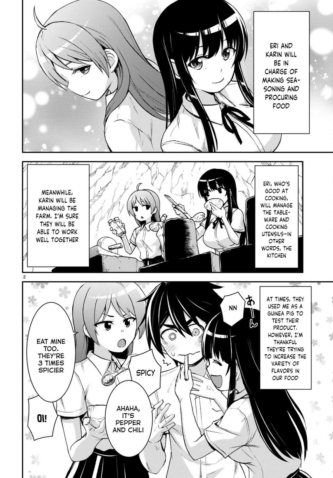 Isekai Yurutto Survival Seikatsu: Gakkou No Minna To Isekai No Mujintou Ni Tenishitakedo Ore Dake Rakushou Desu Chapter 24 - Page 3 in English