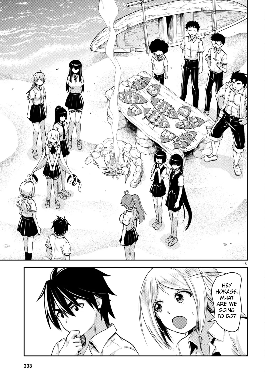 Isekai Yurutto Survival Seikatsu: Gakkou No Minna To Isekai No Mujintou Ni Tenishitakedo Ore Dake Rakushou Desu Chapter 25 - Page 17 in English