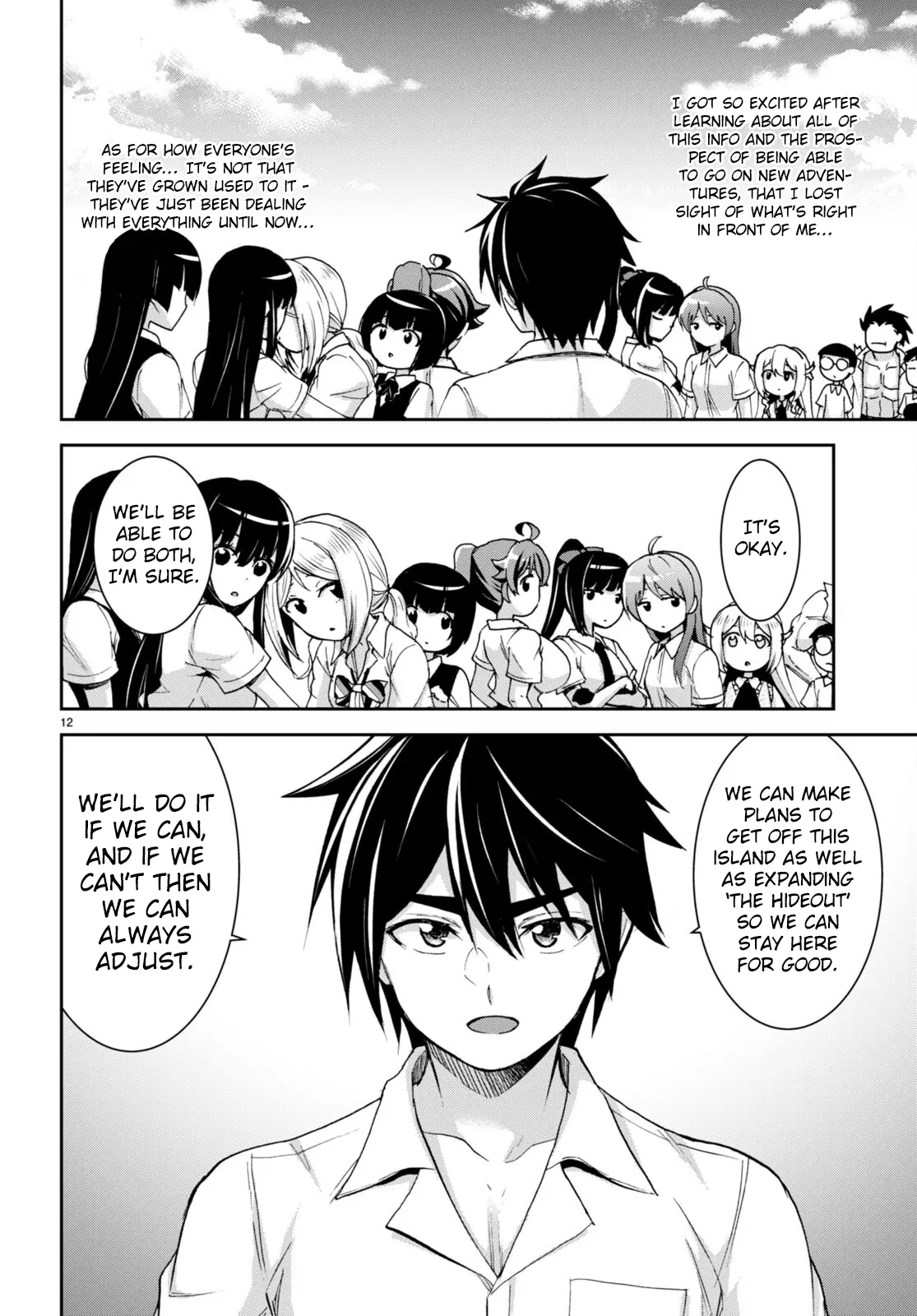 Isekai Yurutto Survival Seikatsu: Gakkou No Minna To Isekai No Mujintou Ni Tenishitakedo Ore Dake Rakushou Desu Chapter 26 - Page 12 in English
