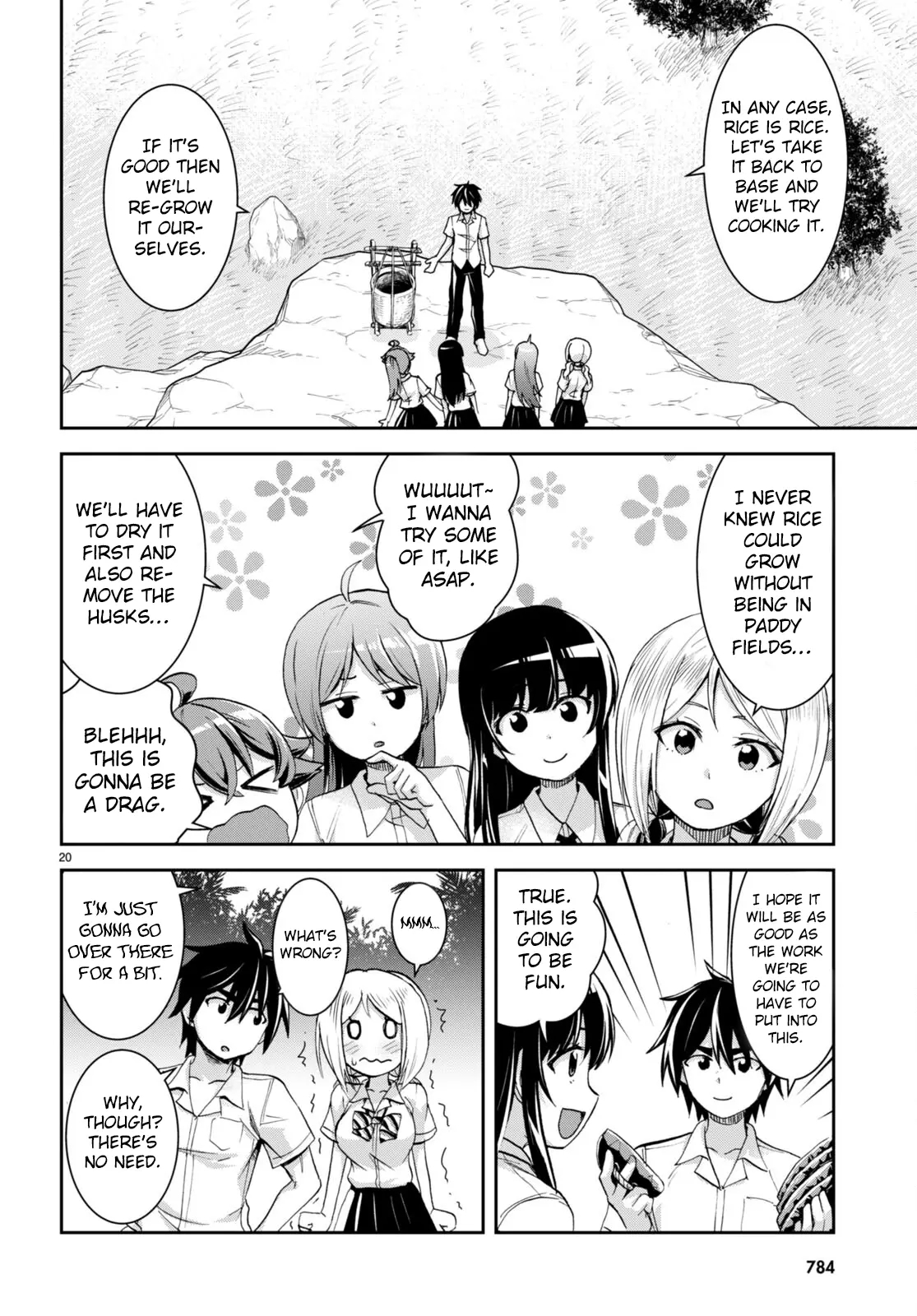 Isekai Yurutto Survival Seikatsu: Gakkou No Minna To Isekai No Mujintou Ni Tenishitakedo Ore Dake Rakushou Desu Chapter 26 - Page 20 in English