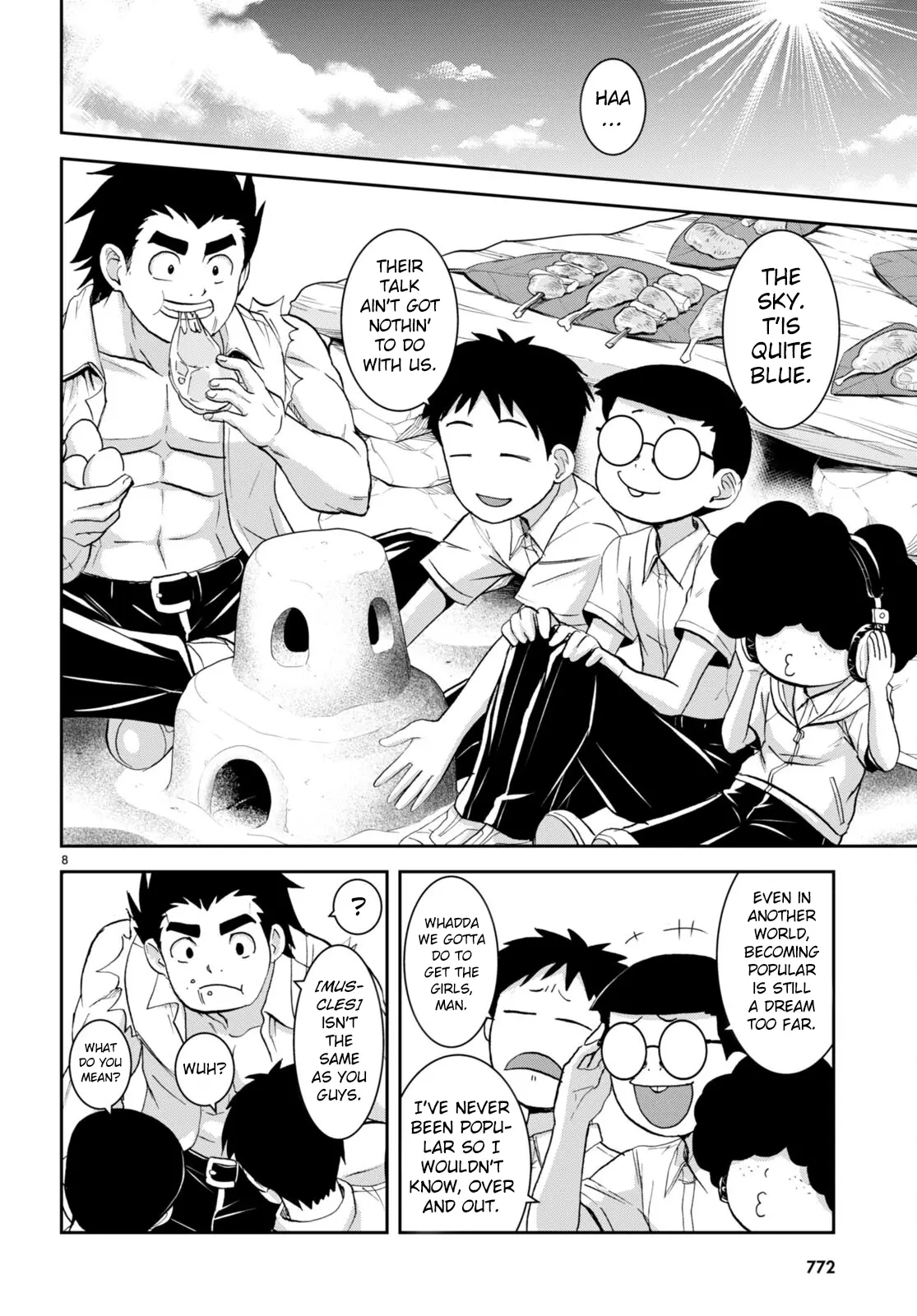 Isekai Yurutto Survival Seikatsu: Gakkou No Minna To Isekai No Mujintou Ni Tenishitakedo Ore Dake Rakushou Desu Chapter 26 - Page 8 in English
