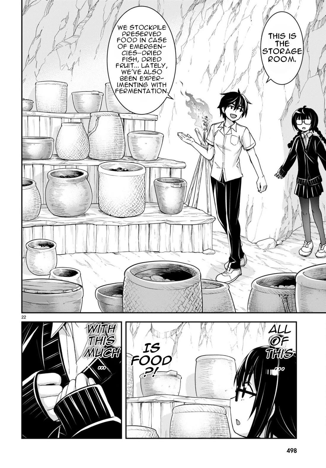 Isekai Yurutto Survival Seikatsu: Gakkou No Minna To Isekai No Mujintou Ni Tenishitakedo Ore Dake Rakushou Desu Chapter 28 - Page 23 in English