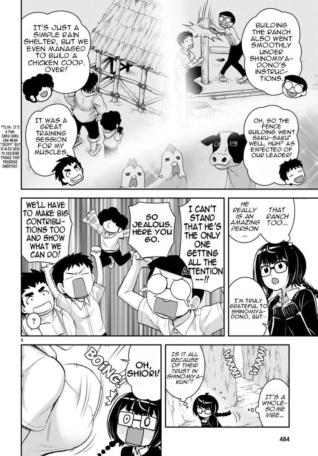 Isekai Yurutto Survival Seikatsu: Gakkou No Minna To Isekai No Mujintou Ni Tenishitakedo Ore Dake Rakushou Desu Chapter 28 - Page 9 in English