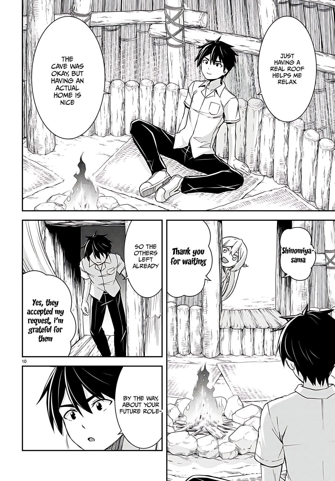 Isekai Yurutto Survival Seikatsu: Gakkou No Minna To Isekai No Mujintou Ni Tenishitakedo Ore Dake Rakushou Desu Chapter 33 - Page 11 in English