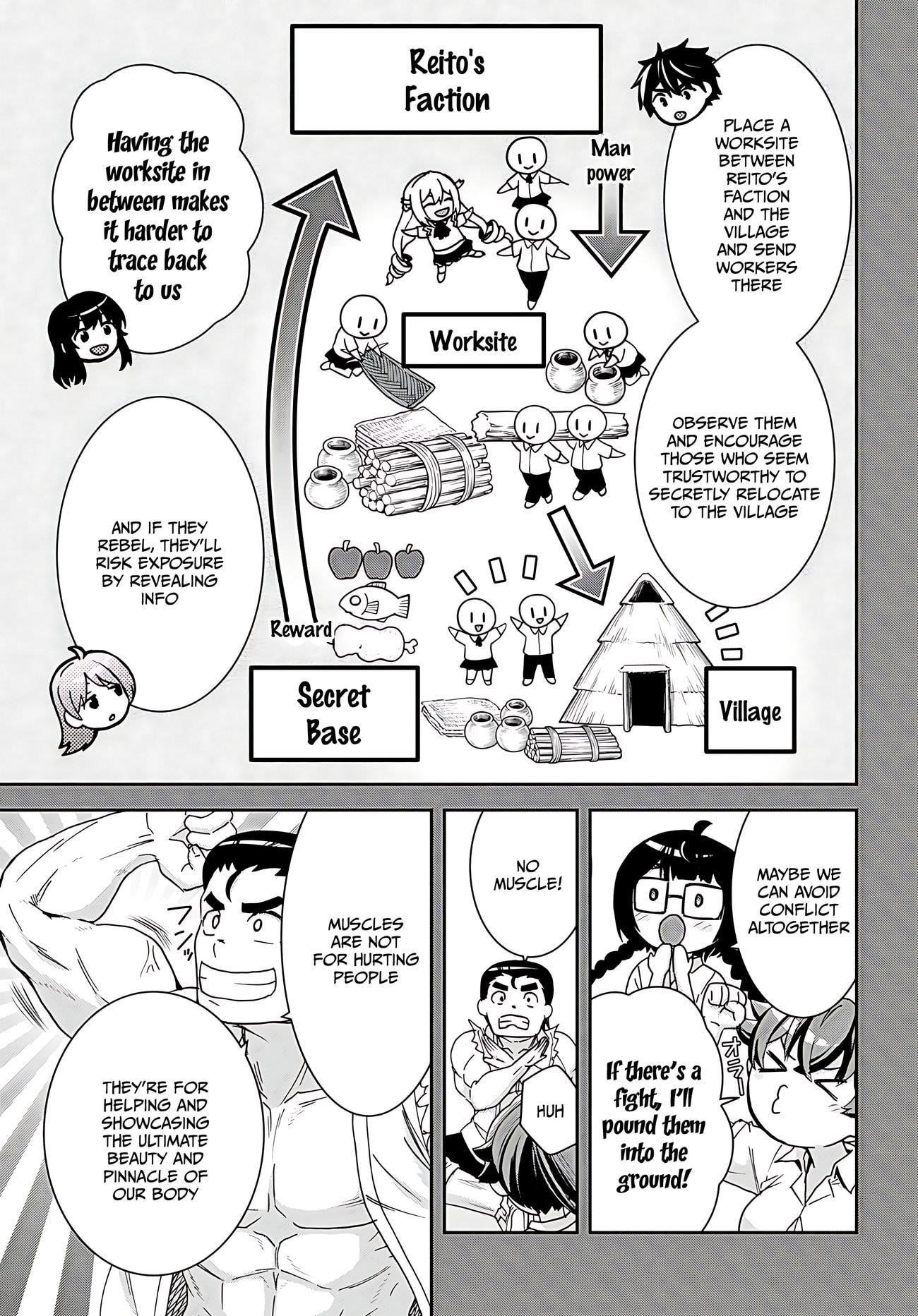 Isekai Yurutto Survival Seikatsu: Gakkou No Minna To Isekai No Mujintou Ni Tenishitakedo Ore Dake Rakushou Desu Chapter 34 - Page 10 in English