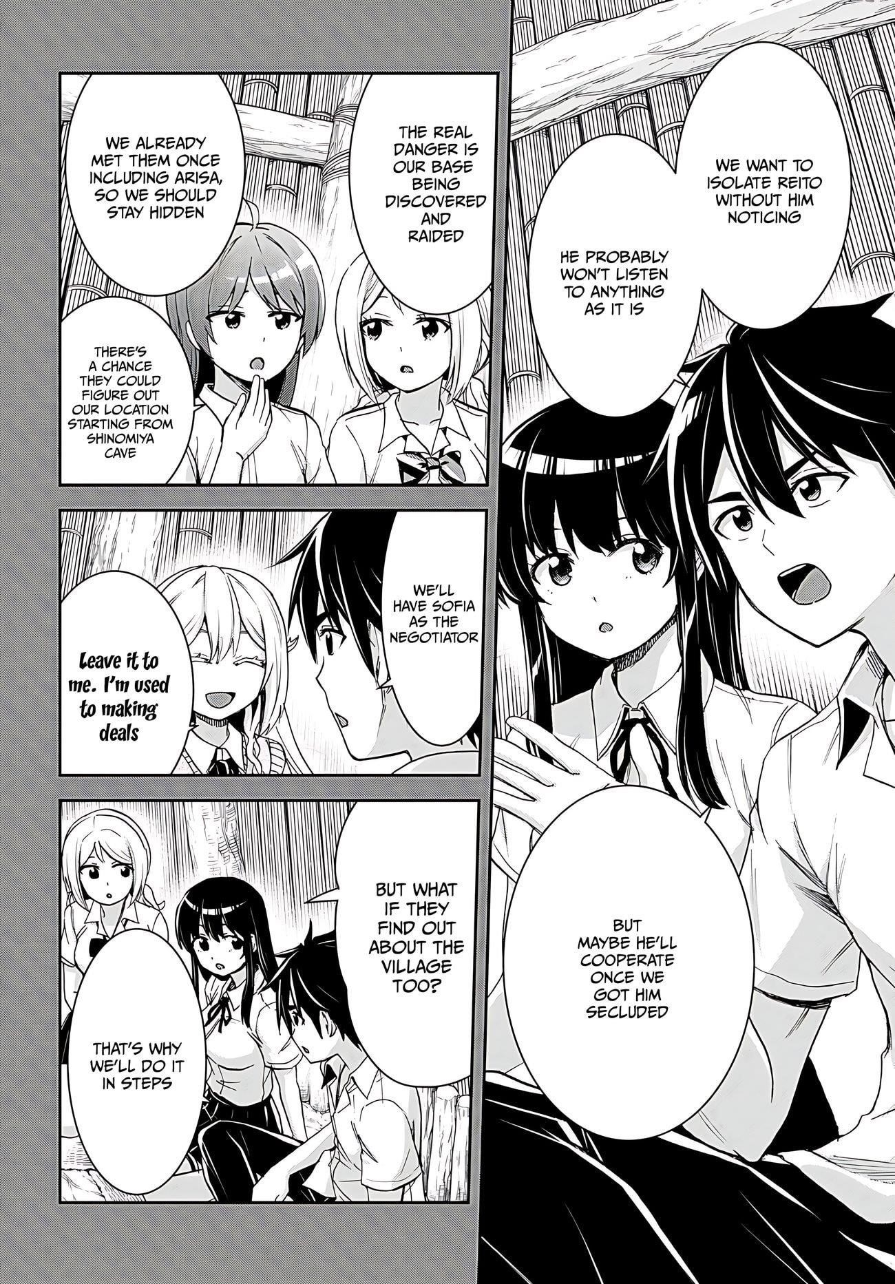 Isekai Yurutto Survival Seikatsu: Gakkou No Minna To Isekai No Mujintou Ni Tenishitakedo Ore Dake Rakushou Desu Chapter 34 - Page 9 in English