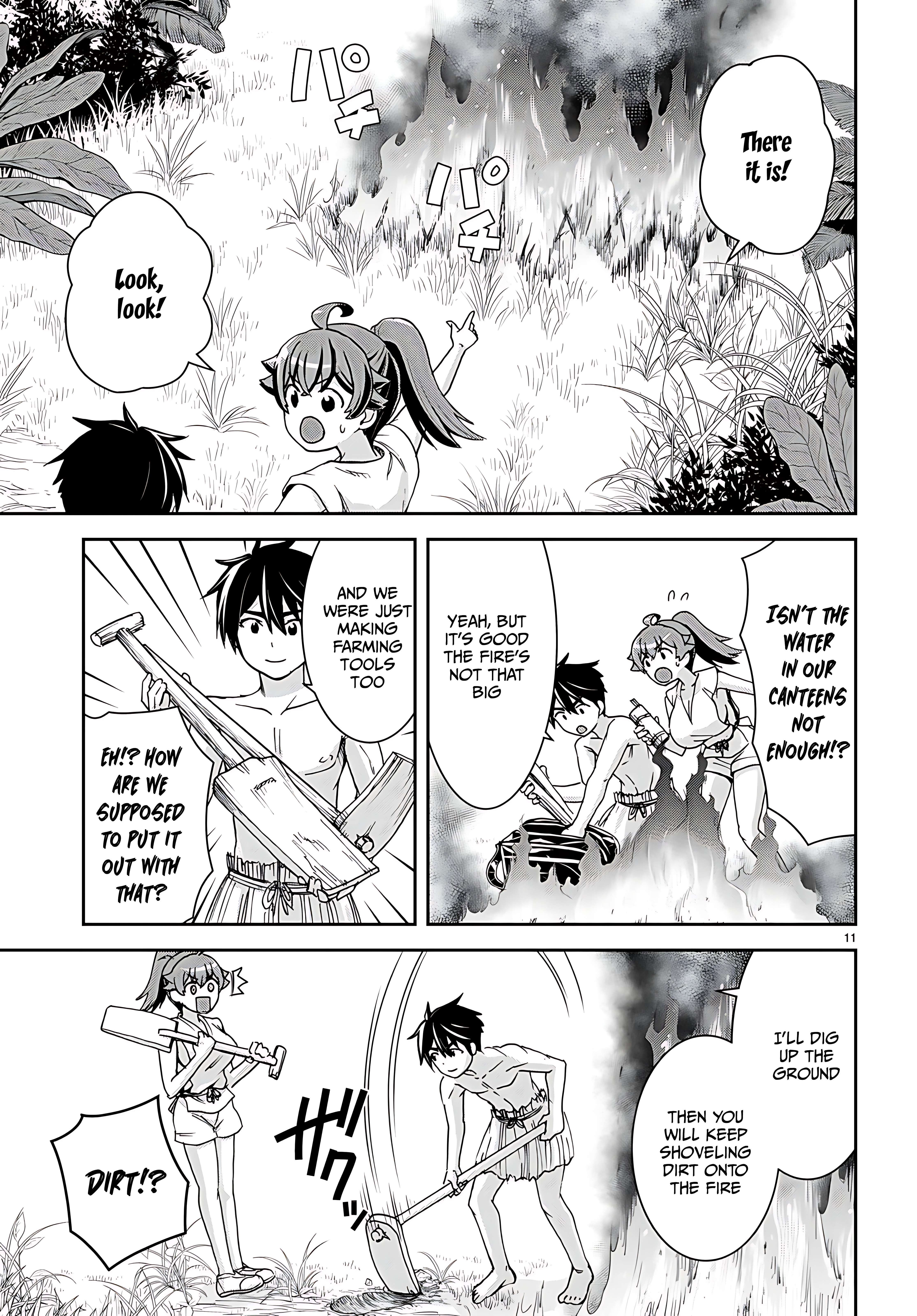 Isekai Yurutto Survival Seikatsu: Gakkou No Minna To Isekai No Mujintou Ni Tenishitakedo Ore Dake Rakushou Desu Chapter 35 - Page 12 in English
