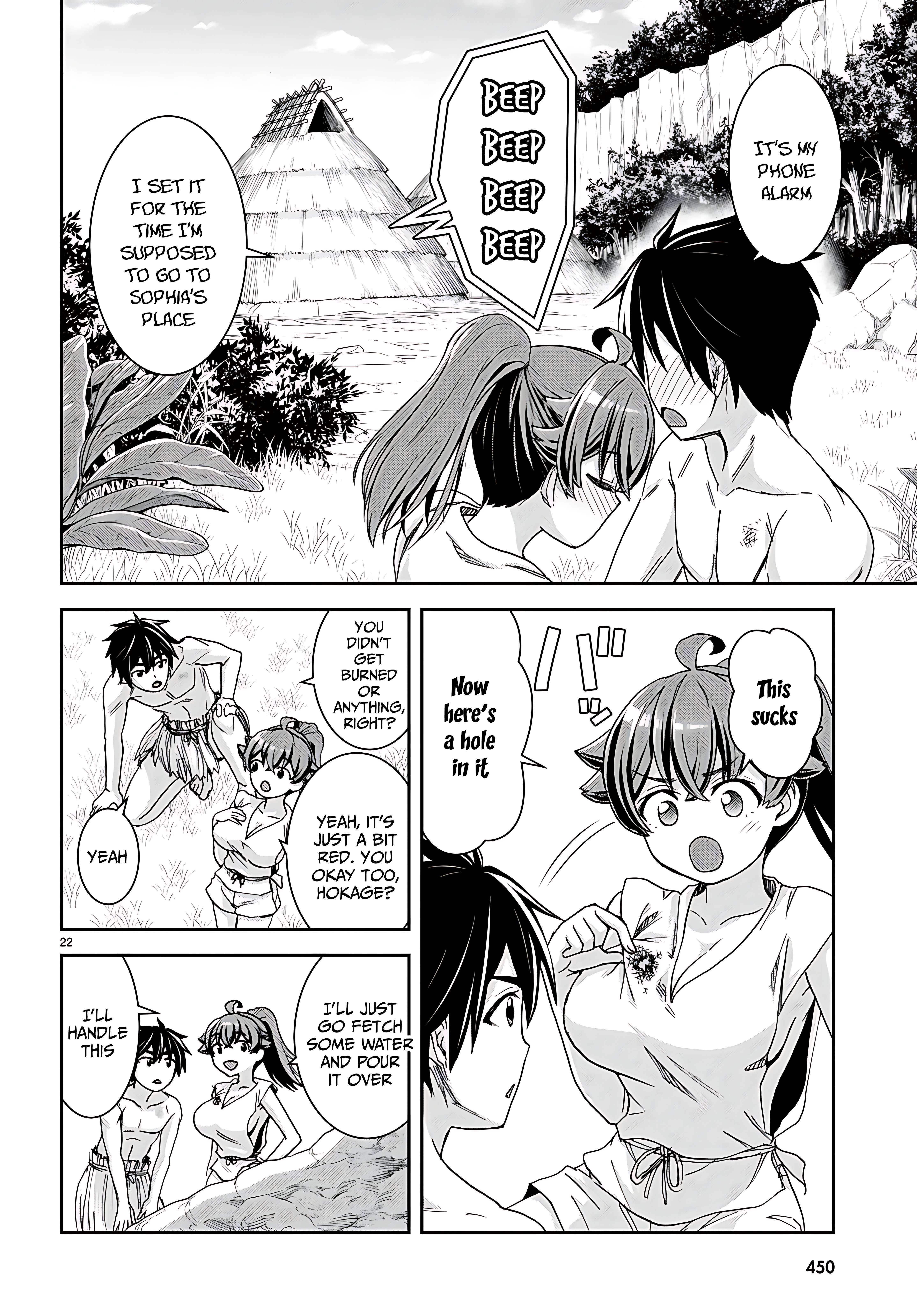 Isekai Yurutto Survival Seikatsu: Gakkou No Minna To Isekai No Mujintou Ni Tenishitakedo Ore Dake Rakushou Desu Chapter 35 - Page 23 in English