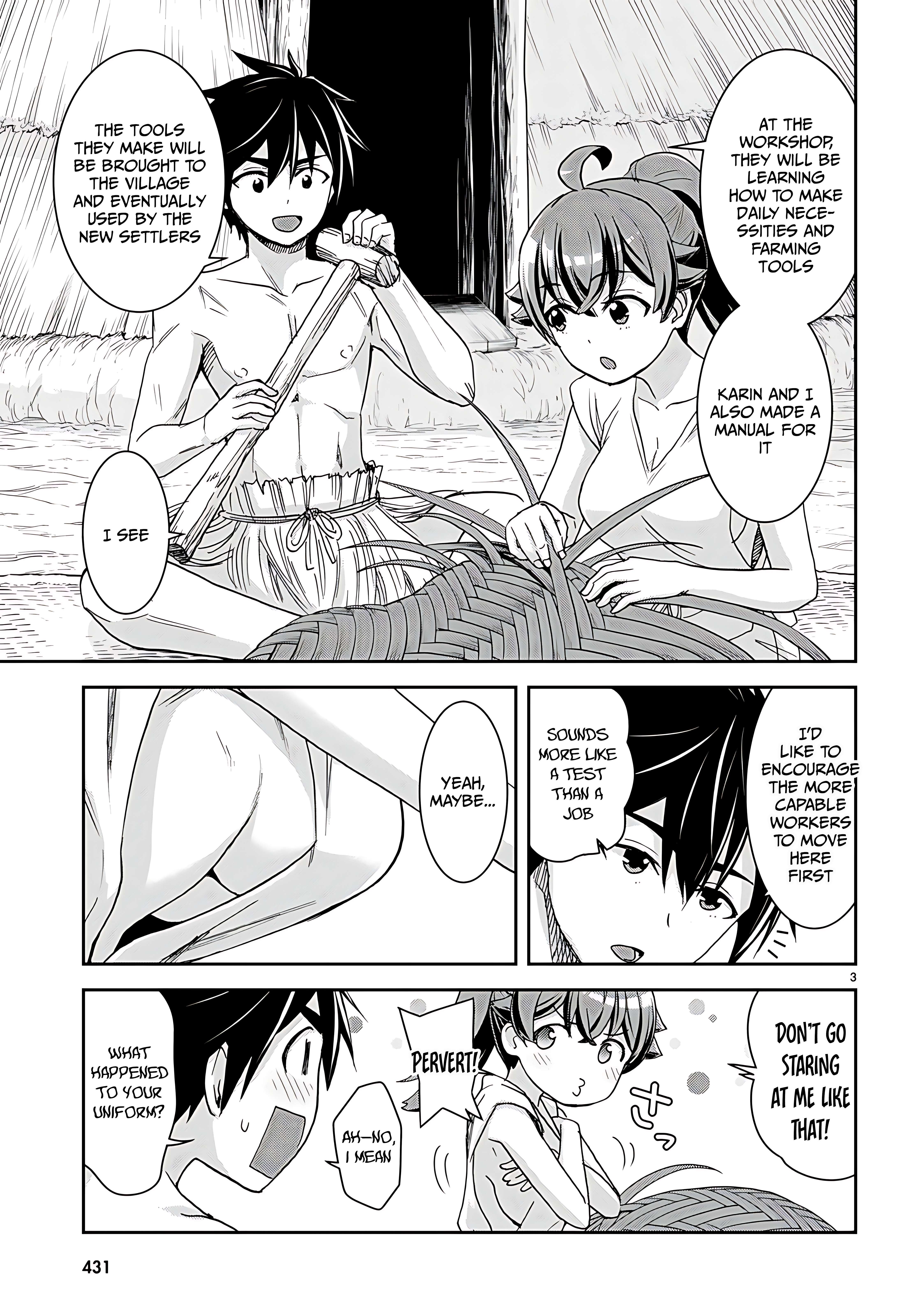 Isekai Yurutto Survival Seikatsu: Gakkou No Minna To Isekai No Mujintou Ni Tenishitakedo Ore Dake Rakushou Desu Chapter 35 - Page 4 in English