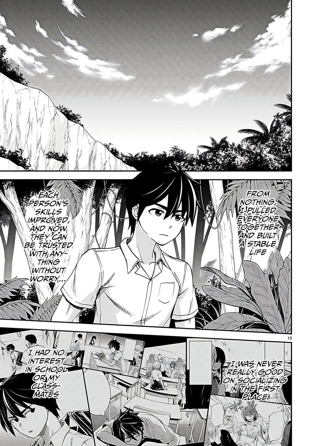 Isekai Yurutto Survival Seikatsu: Gakkou No Minna To Isekai No Mujintou Ni Tenishitakedo Ore Dake Rakushou Desu Chapter 36 - Page 18 in English
