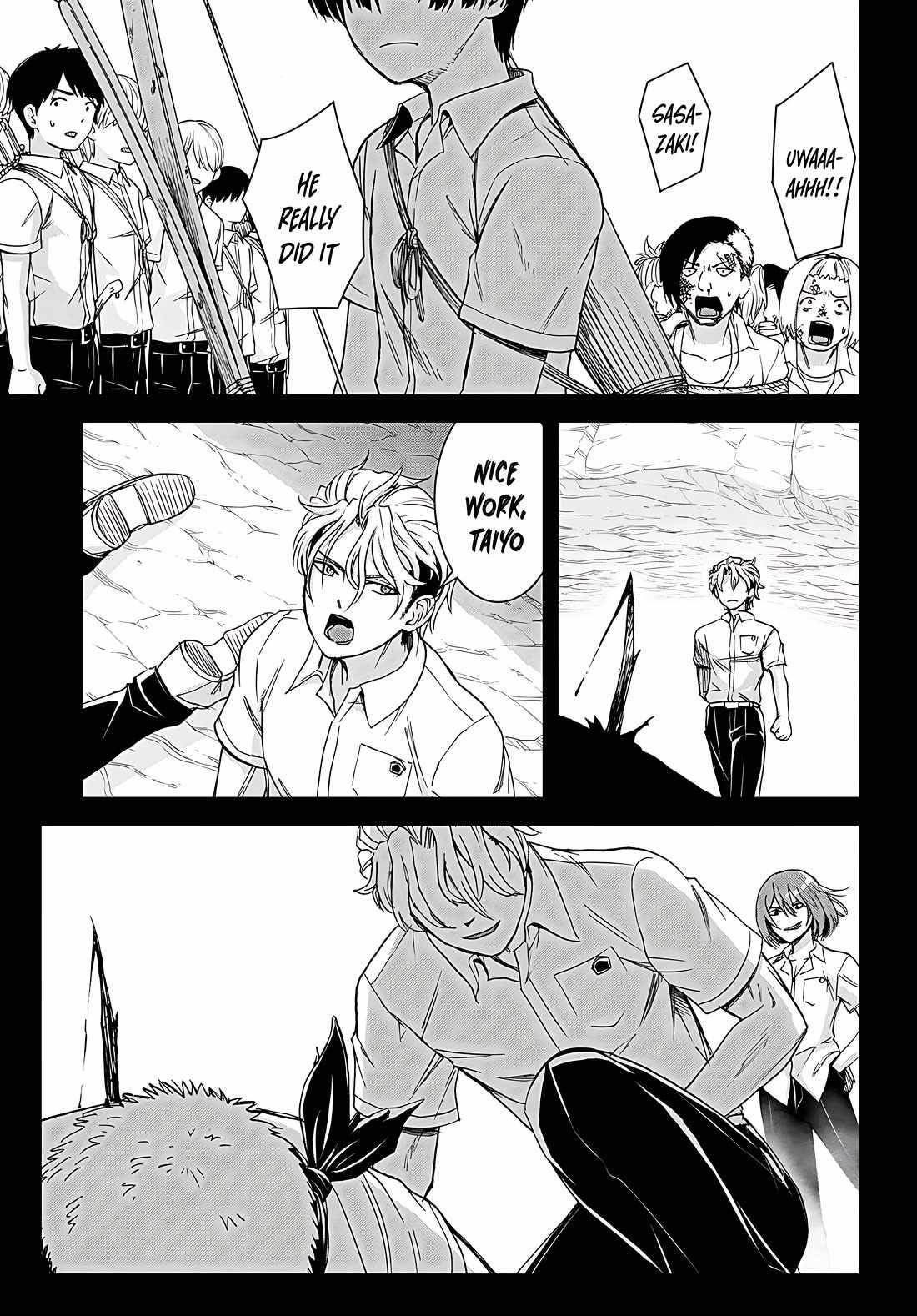 Isekai Yurutto Survival Seikatsu: Gakkou No Minna To Isekai No Mujintou Ni Tenishitakedo Ore Dake Rakushou Desu Chapter 38 - Page 11 in English