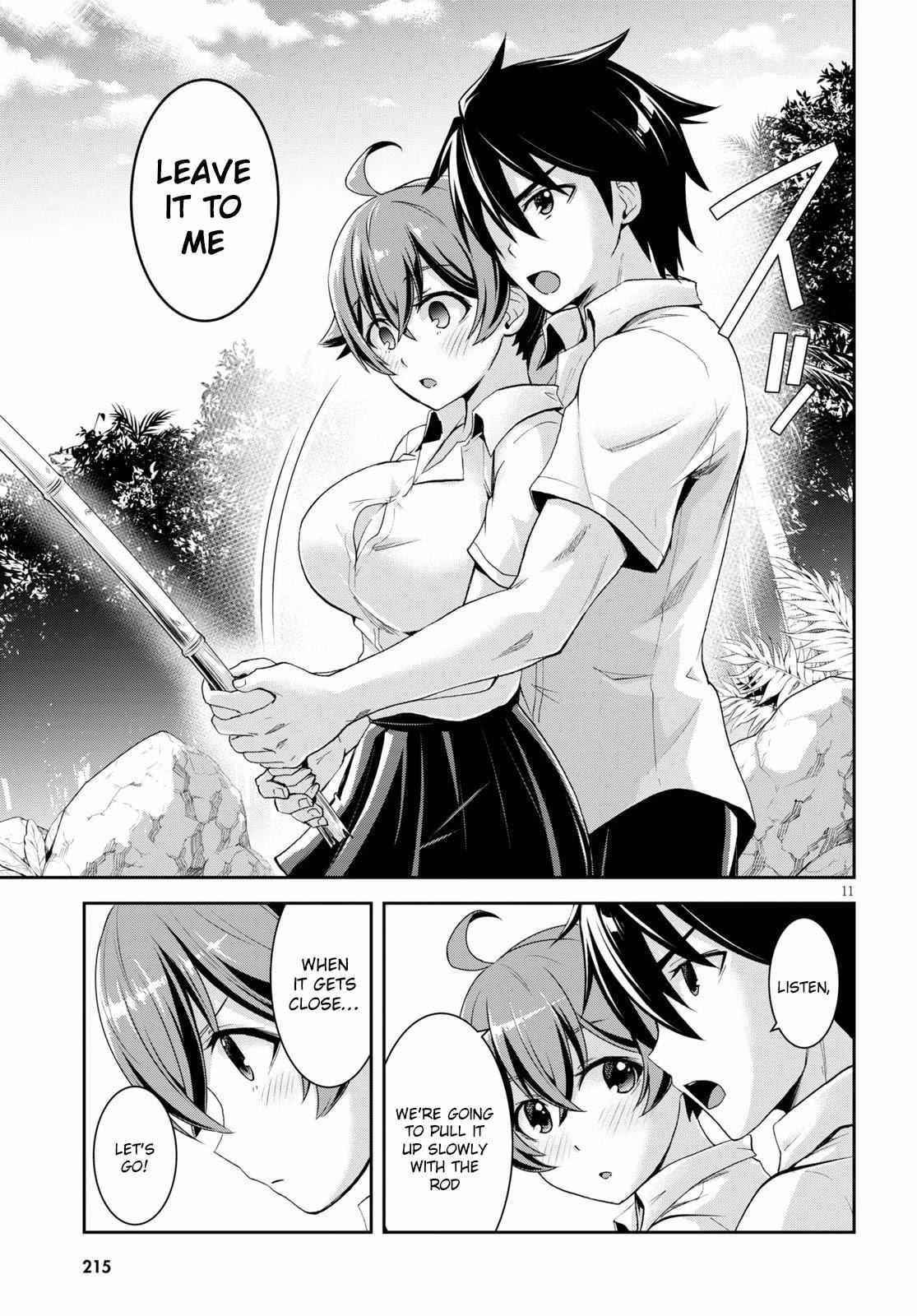 Isekai Yurutto Survival Seikatsu: Gakkou No Minna To Isekai No Mujintou Ni Tenishitakedo Ore Dake Rakushou Desu Chapter 4 - Page 11 in English