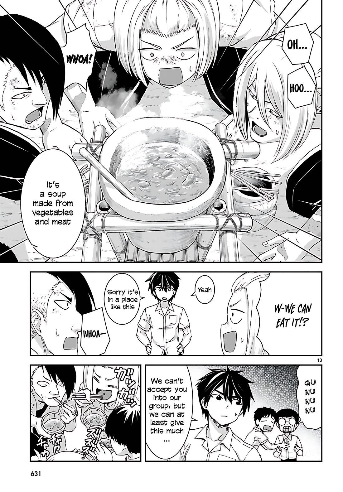 Isekai Yurutto Survival Seikatsu: Gakkou No Minna To Isekai No Mujintou Ni Tenishitakedo Ore Dake Rakushou Desu Chapter 41 - Page 15 in English