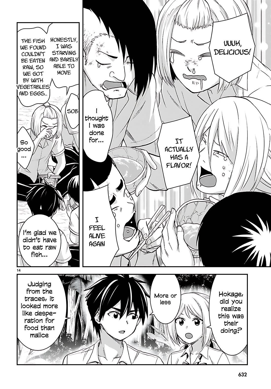 Isekai Yurutto Survival Seikatsu: Gakkou No Minna To Isekai No Mujintou Ni Tenishitakedo Ore Dake Rakushou Desu Chapter 41 - Page 16 in English