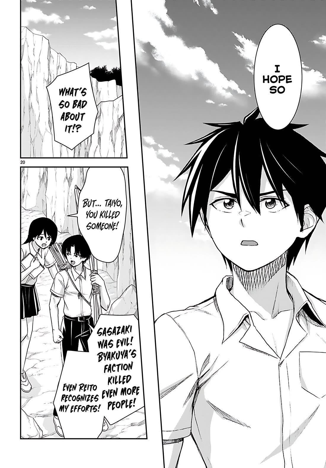 Isekai Yurutto Survival Seikatsu: Gakkou No Minna To Isekai No Mujintou Ni Tenishitakedo Ore Dake Rakushou Desu Chapter 41 - Page 22 in English