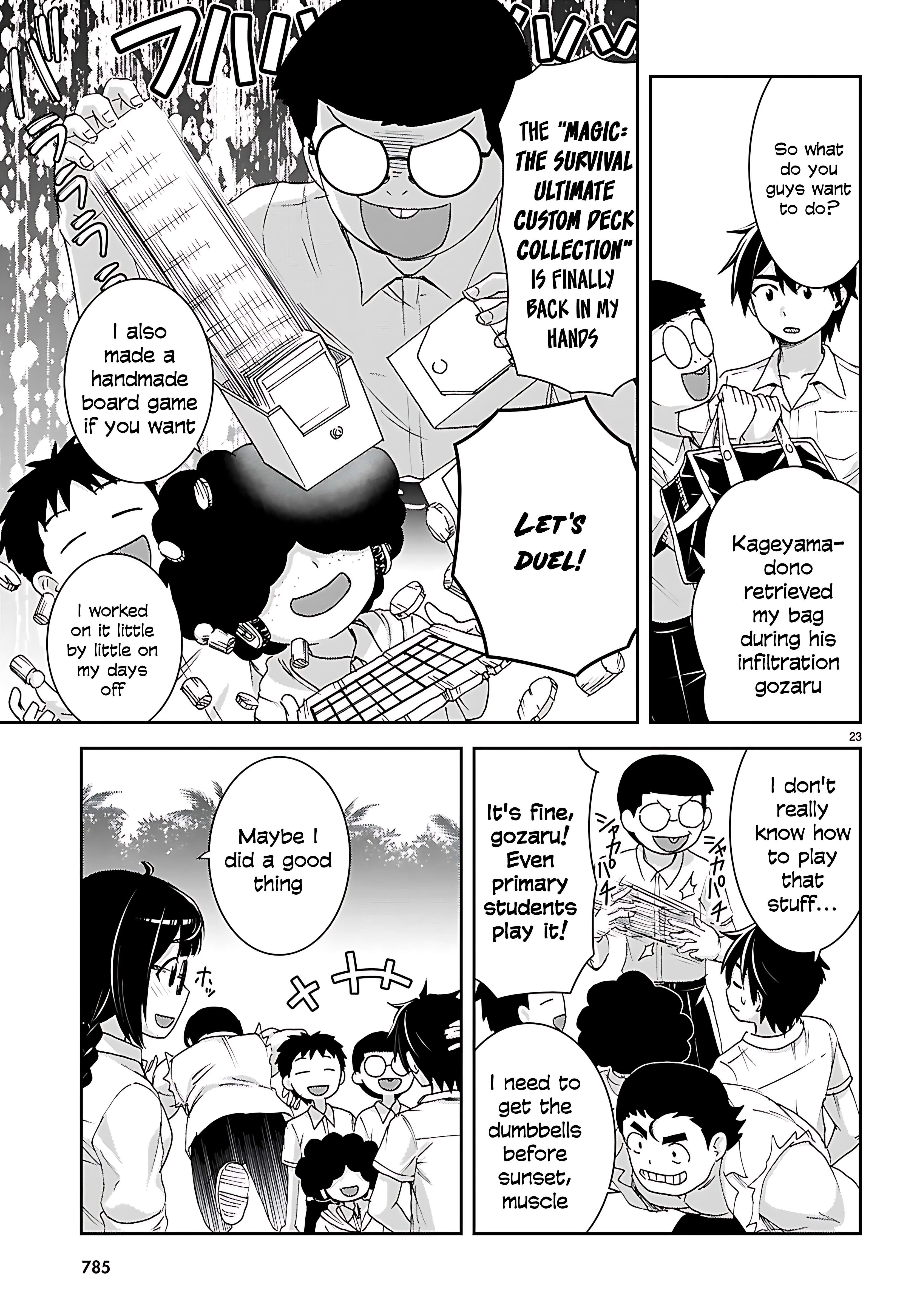 Isekai Yurutto Survival Seikatsu: Gakkou No Minna To Isekai No Mujintou Ni Tenishitakedo Ore Dake Rakushou Desu Chapter 44 - Page 25 in English
