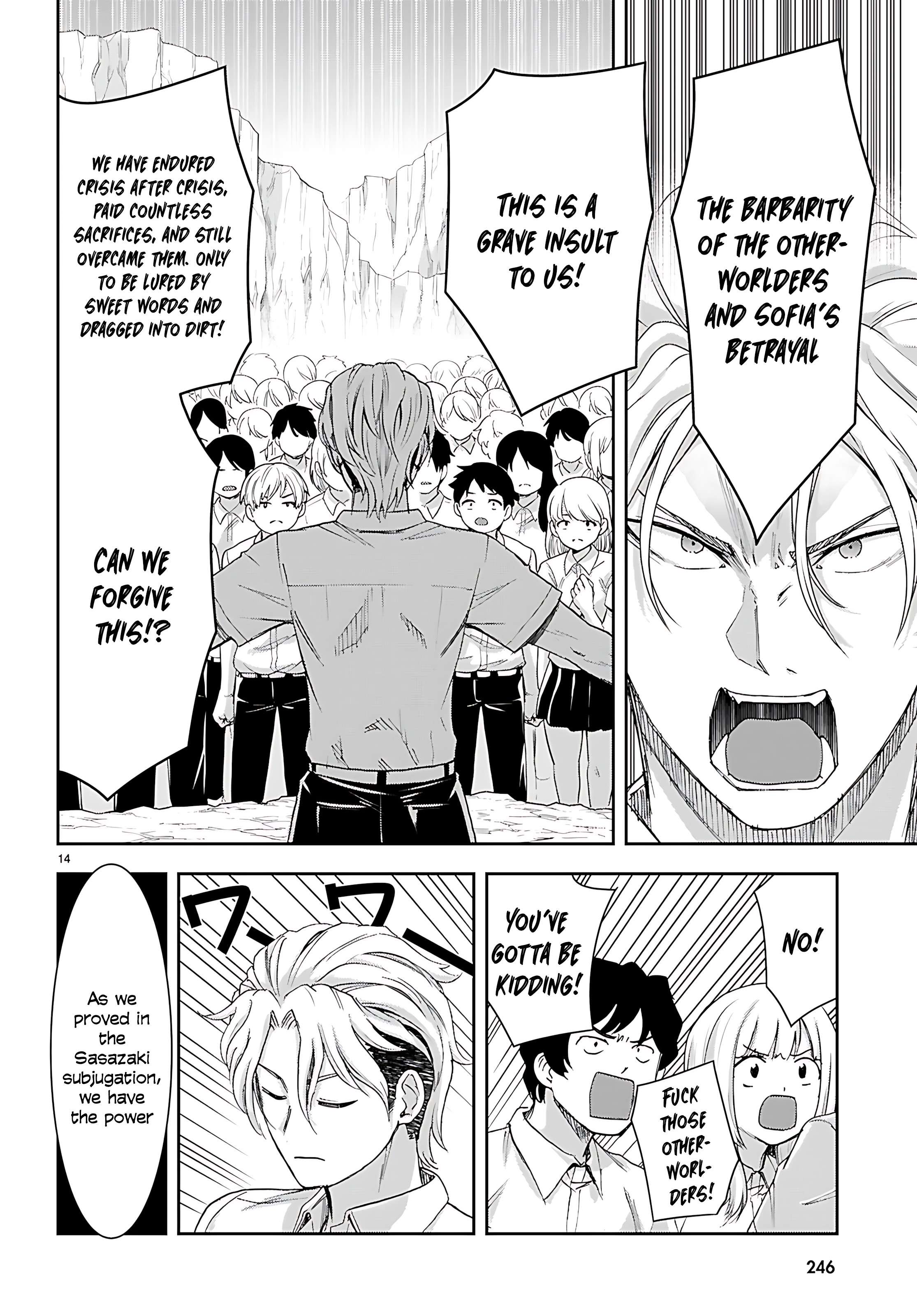 Isekai Yurutto Survival Seikatsu: Gakkou No Minna To Isekai No Mujintou Ni Tenishitakedo Ore Dake Rakushou Desu Chapter 45 - Page 16 in English