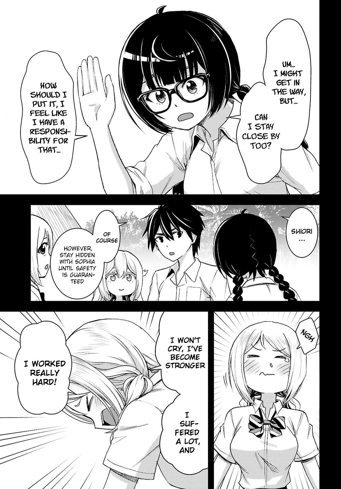 Isekai Yurutto Survival Seikatsu: Gakkou No Minna To Isekai No Mujintou Ni Tenishitakedo Ore Dake Rakushou Desu Chapter 47 - Page 10 in English