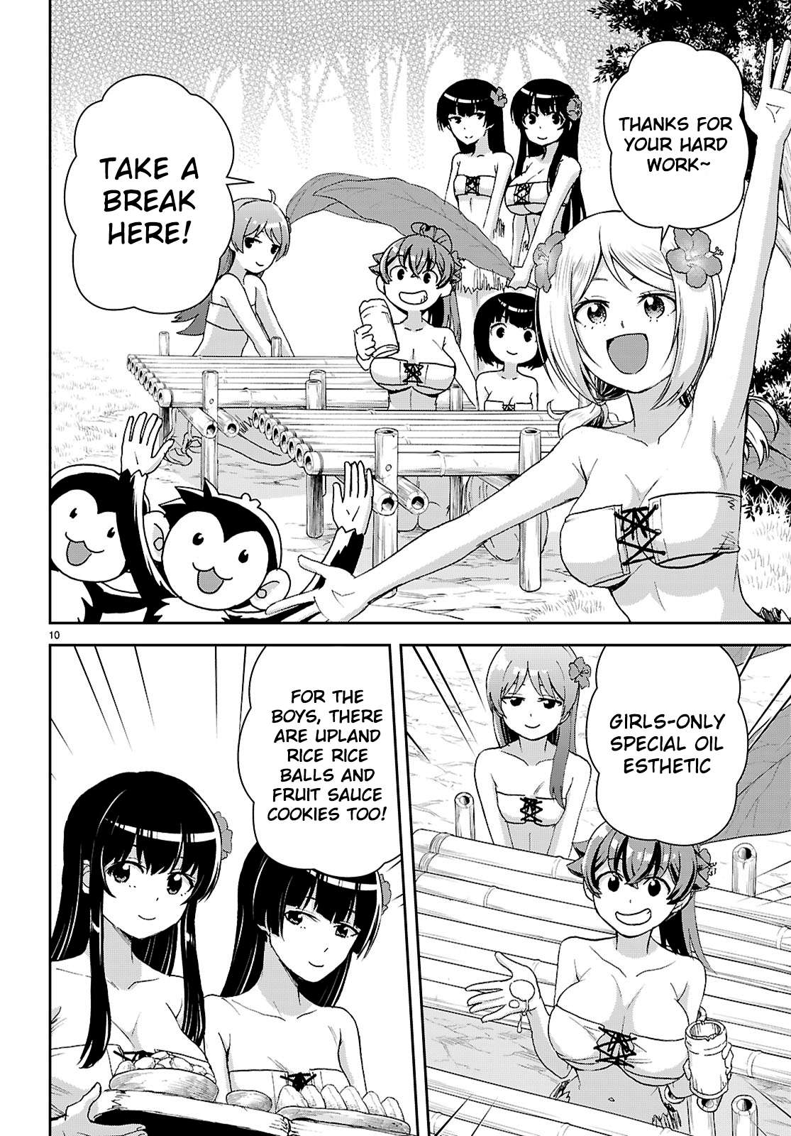 Isekai Yurutto Survival Seikatsu: Gakkou No Minna To Isekai No Mujintou Ni Tenishitakedo Ore Dake Rakushou Desu Chapter 47 - Page 13 in English