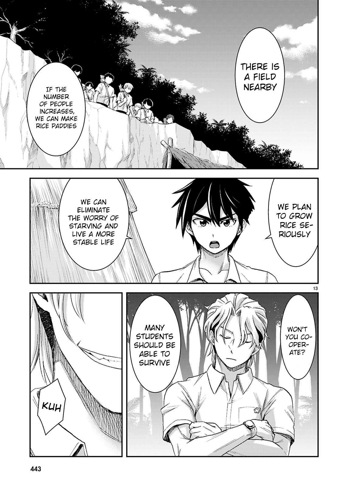 Isekai Yurutto Survival Seikatsu: Gakkou No Minna To Isekai No Mujintou Ni Tenishitakedo Ore Dake Rakushou Desu Chapter 47 - Page 16 in English