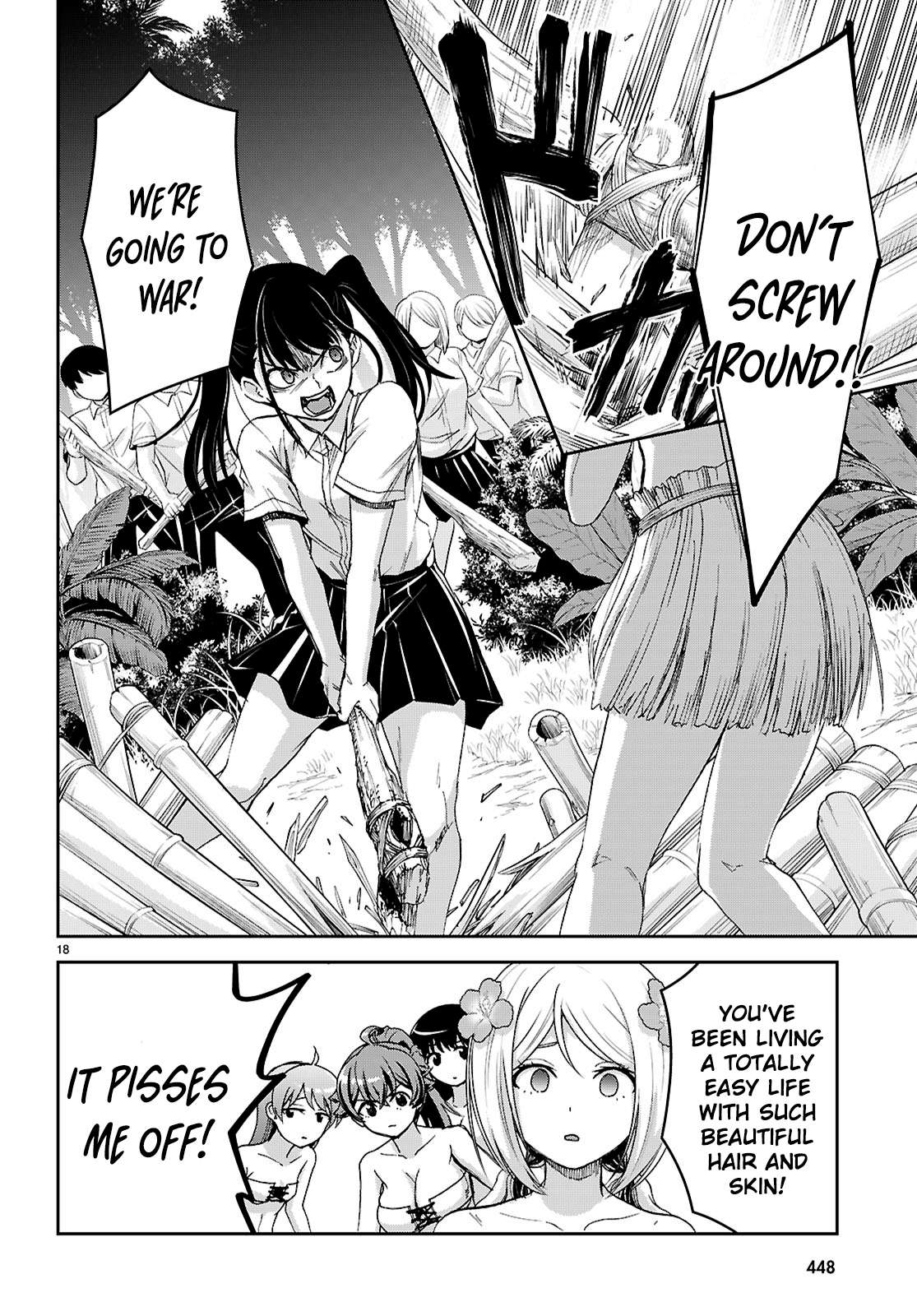 Isekai Yurutto Survival Seikatsu: Gakkou No Minna To Isekai No Mujintou Ni Tenishitakedo Ore Dake Rakushou Desu Chapter 47 - Page 21 in English