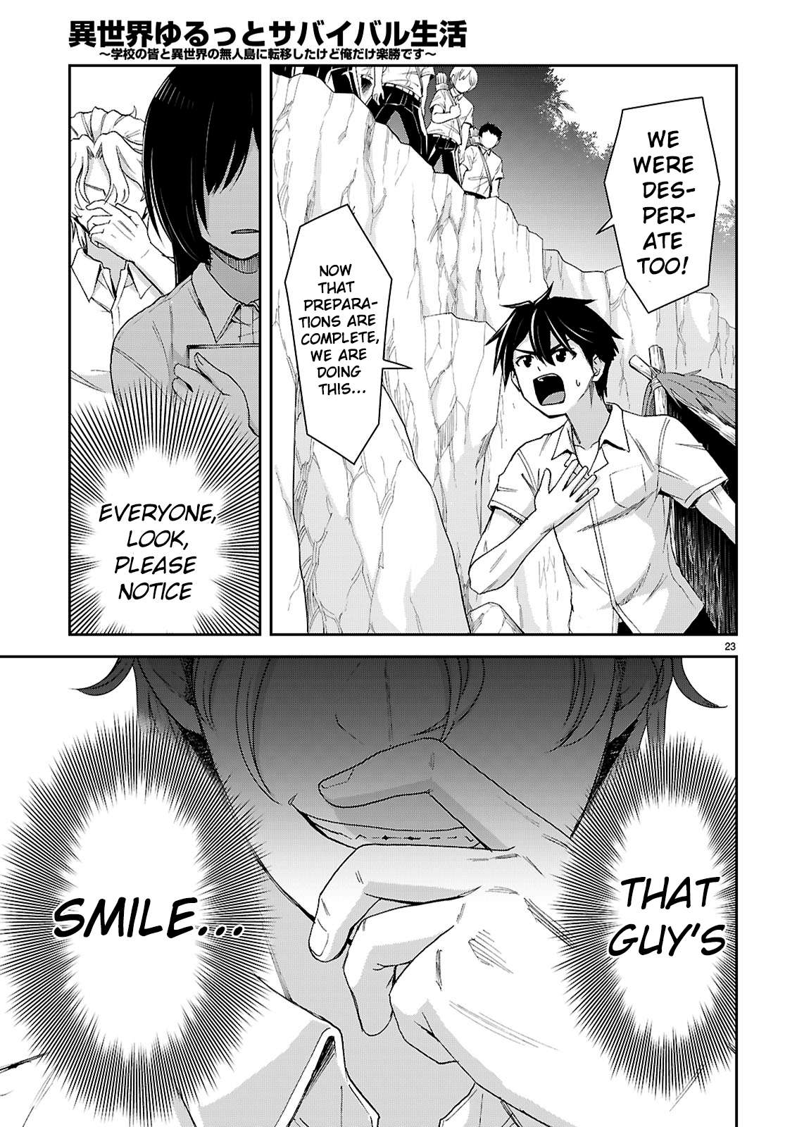 Isekai Yurutto Survival Seikatsu: Gakkou No Minna To Isekai No Mujintou Ni Tenishitakedo Ore Dake Rakushou Desu Chapter 47 - Page 26 in English