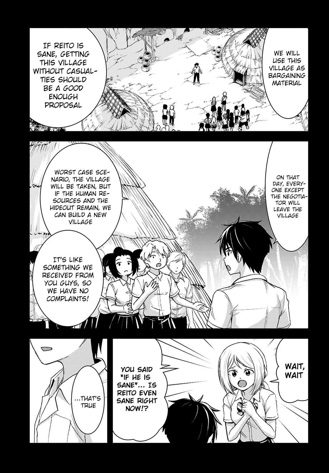 Isekai Yurutto Survival Seikatsu: Gakkou No Minna To Isekai No Mujintou Ni Tenishitakedo Ore Dake Rakushou Desu Chapter 47 - Page 8 in English