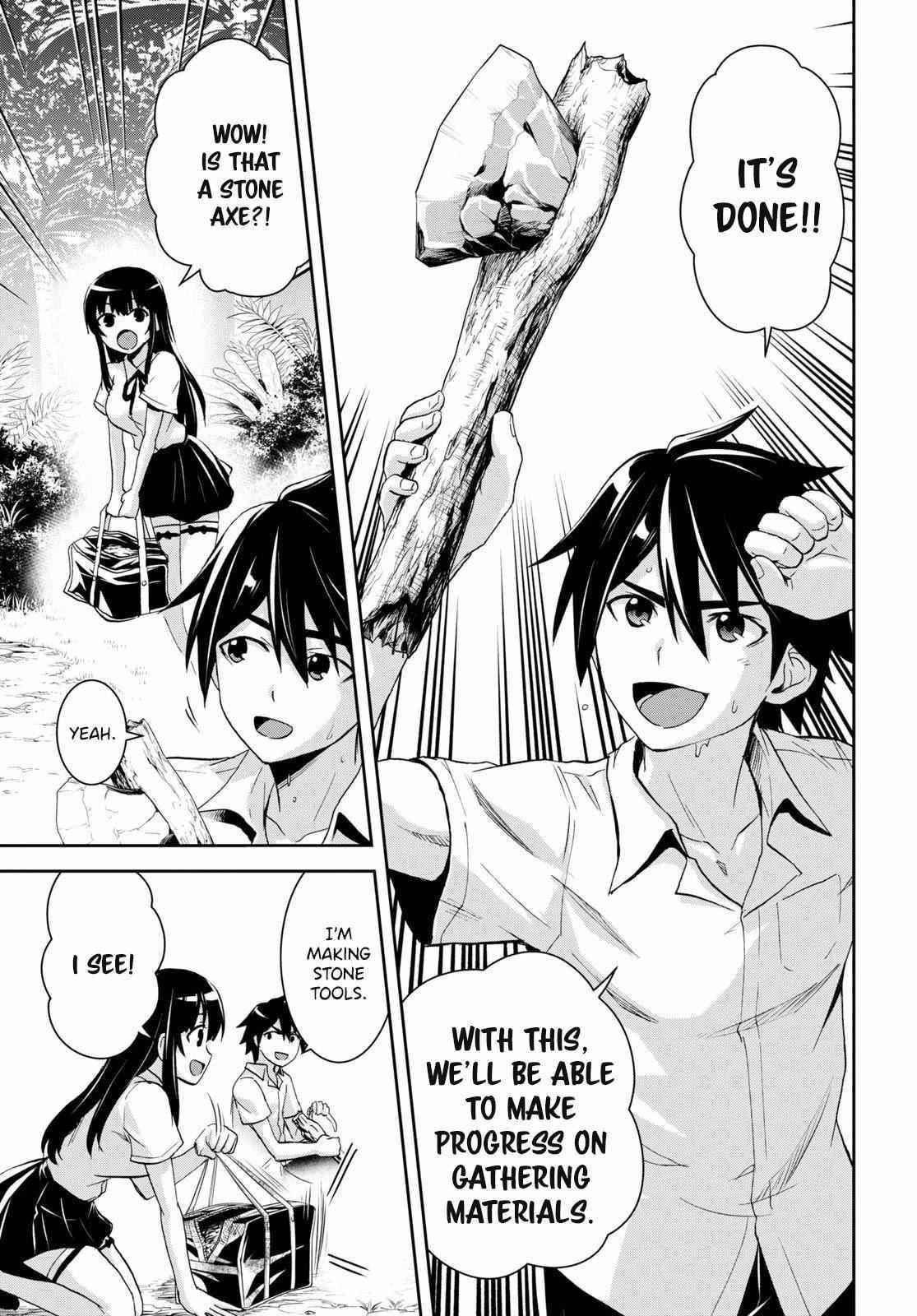 Isekai Yurutto Survival Seikatsu: Gakkou No Minna To Isekai No Mujintou Ni Tenishitakedo Ore Dake Rakushou Desu Chapter 5 - Page 5 in English