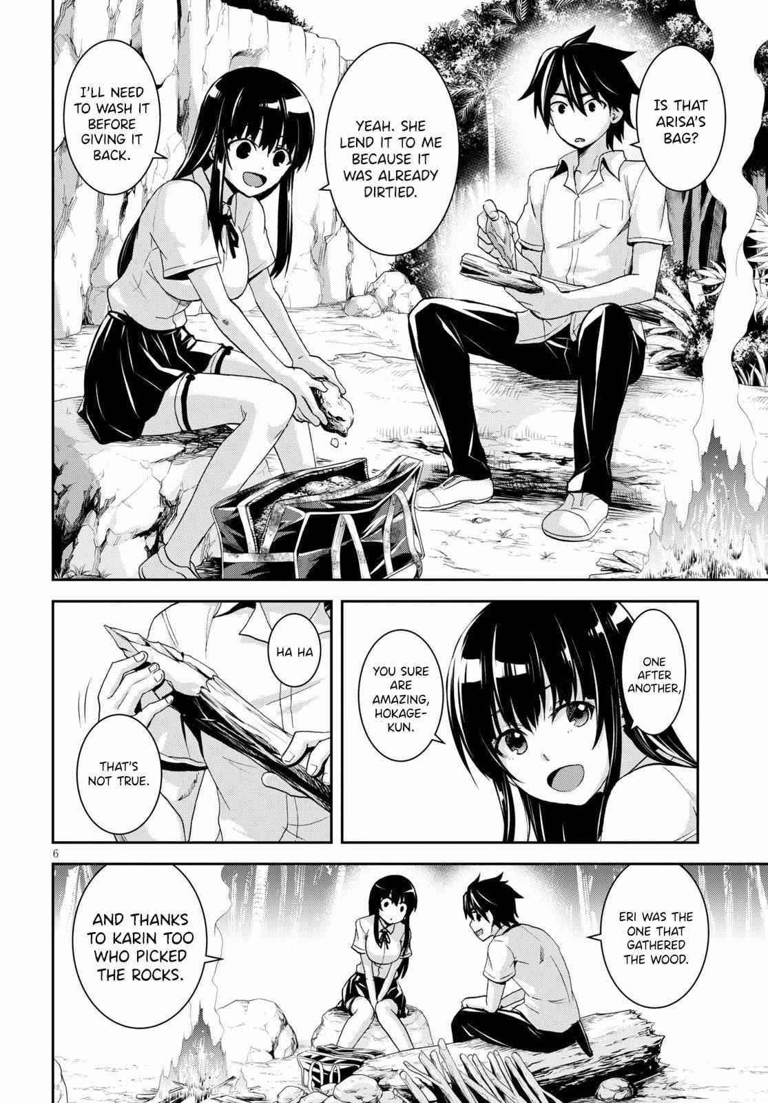 Isekai Yurutto Survival Seikatsu: Gakkou No Minna To Isekai No Mujintou Ni Tenishitakedo Ore Dake Rakushou Desu Chapter 5 - Page 6 in English